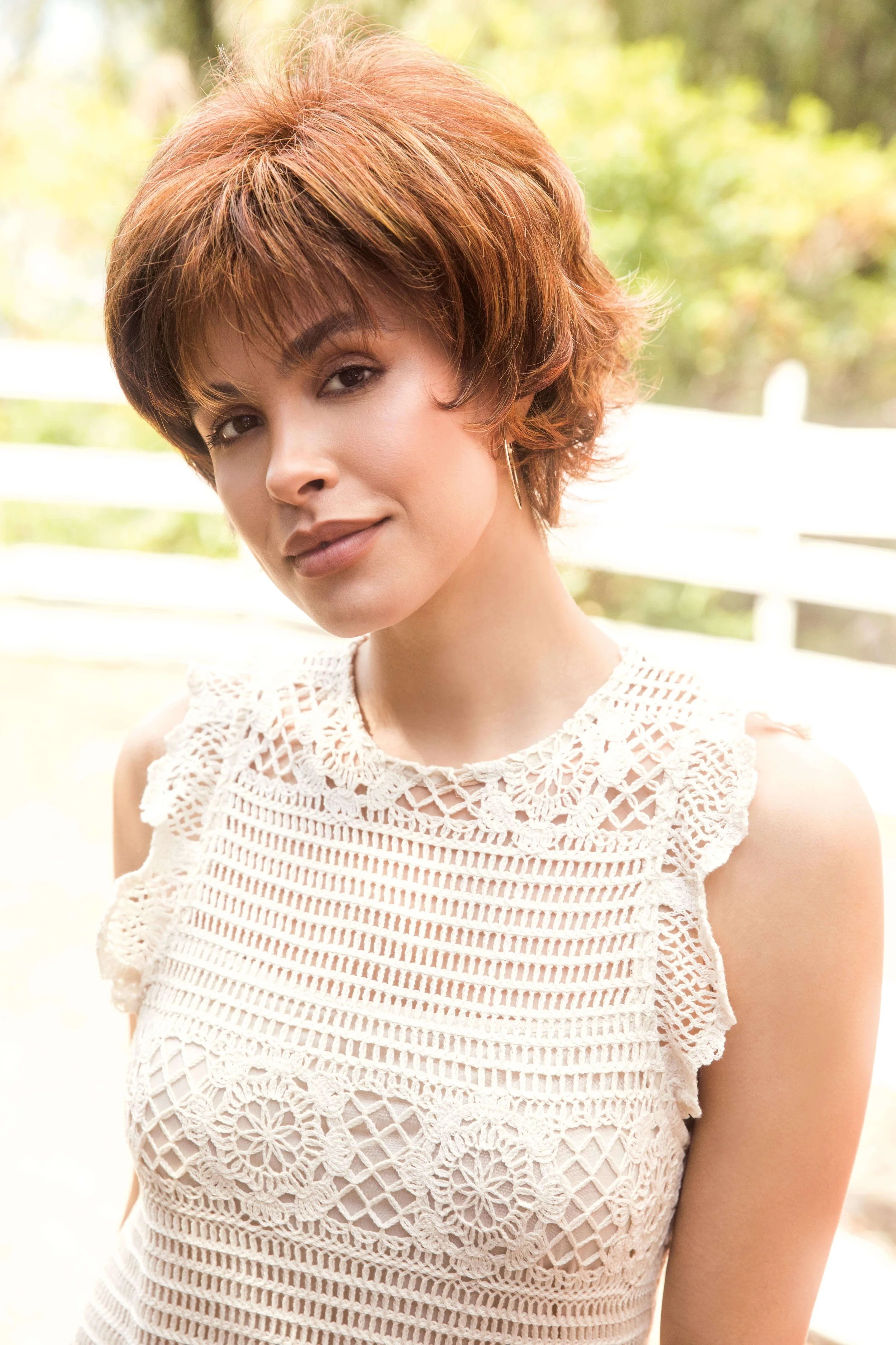 Adelle | Synthetic Machine Made + Color Shown Tomato Bisque