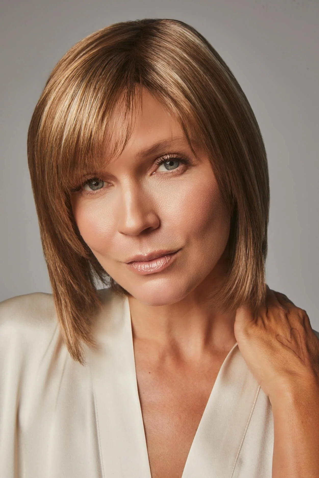 Jolie + Color Shown Maple Sugar-R + Monofilament Top