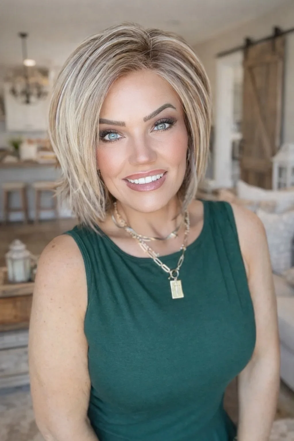 Wintour Brown Sugar Blonde-R shown on Brandi