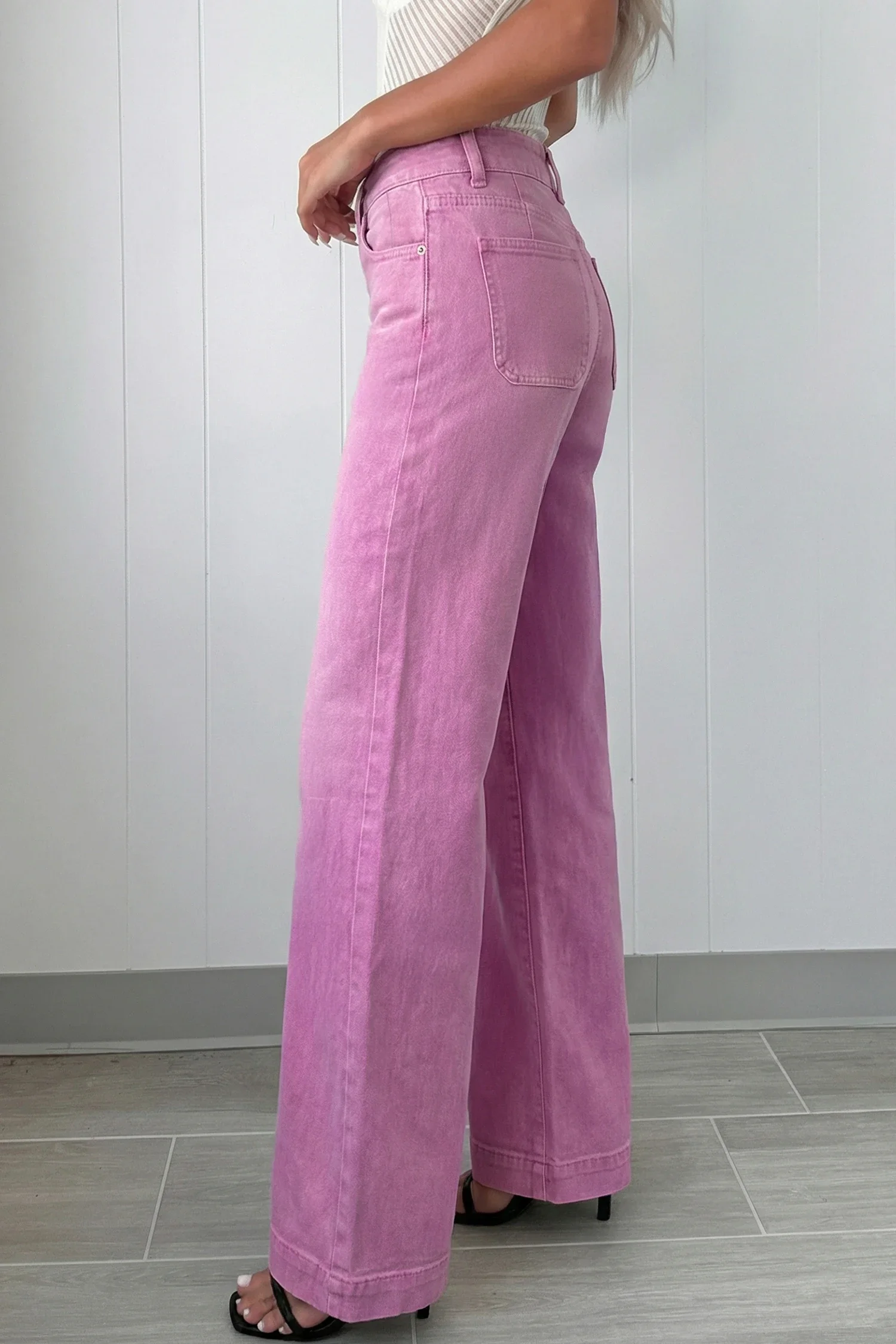 Pink High Waist Flare.2.webp
