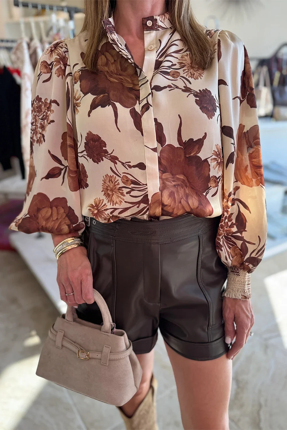 Wild Hem | Autumn Romance Floral Blouse