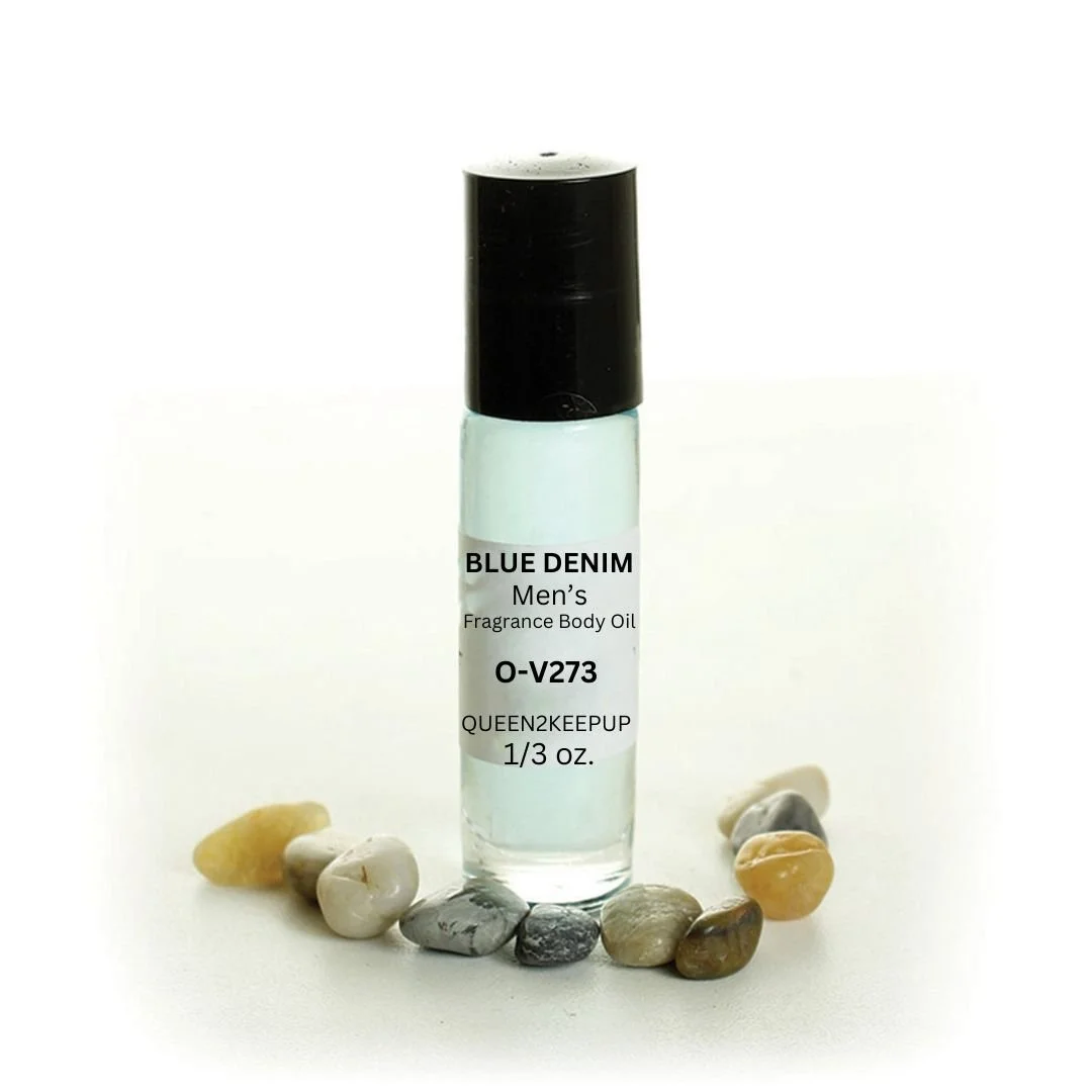 Blue Denim (Men) Body Oil Fragrance All Natural Scent - O-V27