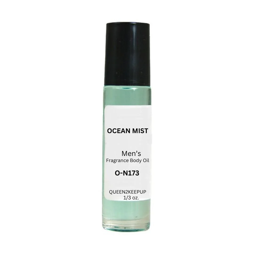Ocean Mist (Men) Body Oil Fragrance All Natural Scent - O-N17