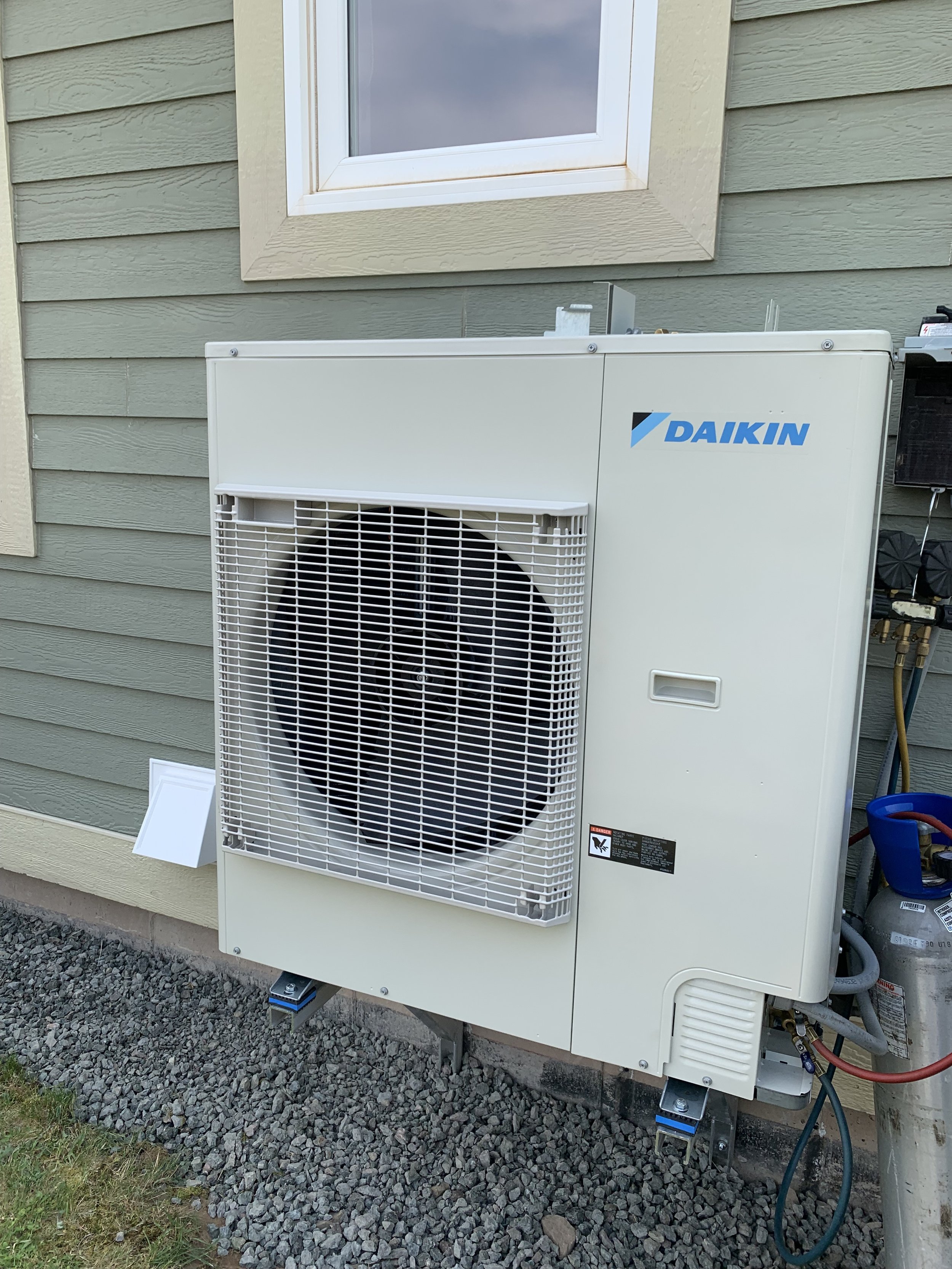Photo of a DAIKIN outdoor unit