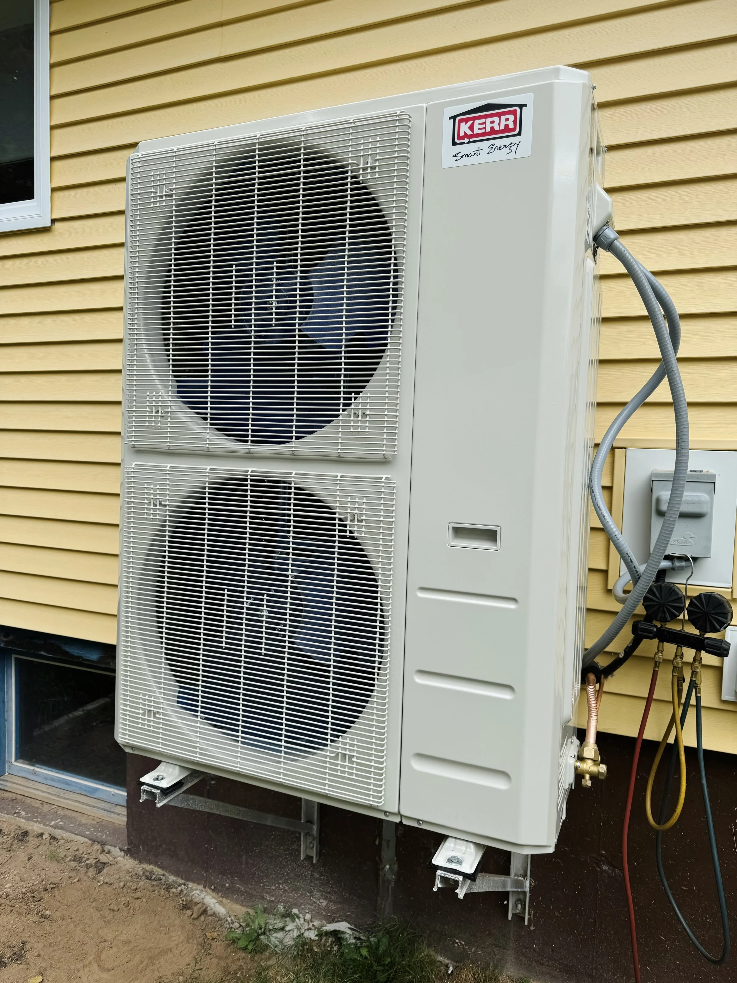 Kerr installation - air2air ventilation, hvac contractor in south east New Brunswick, Moncton area. Mini splits, ductless, and ducted heat pumps