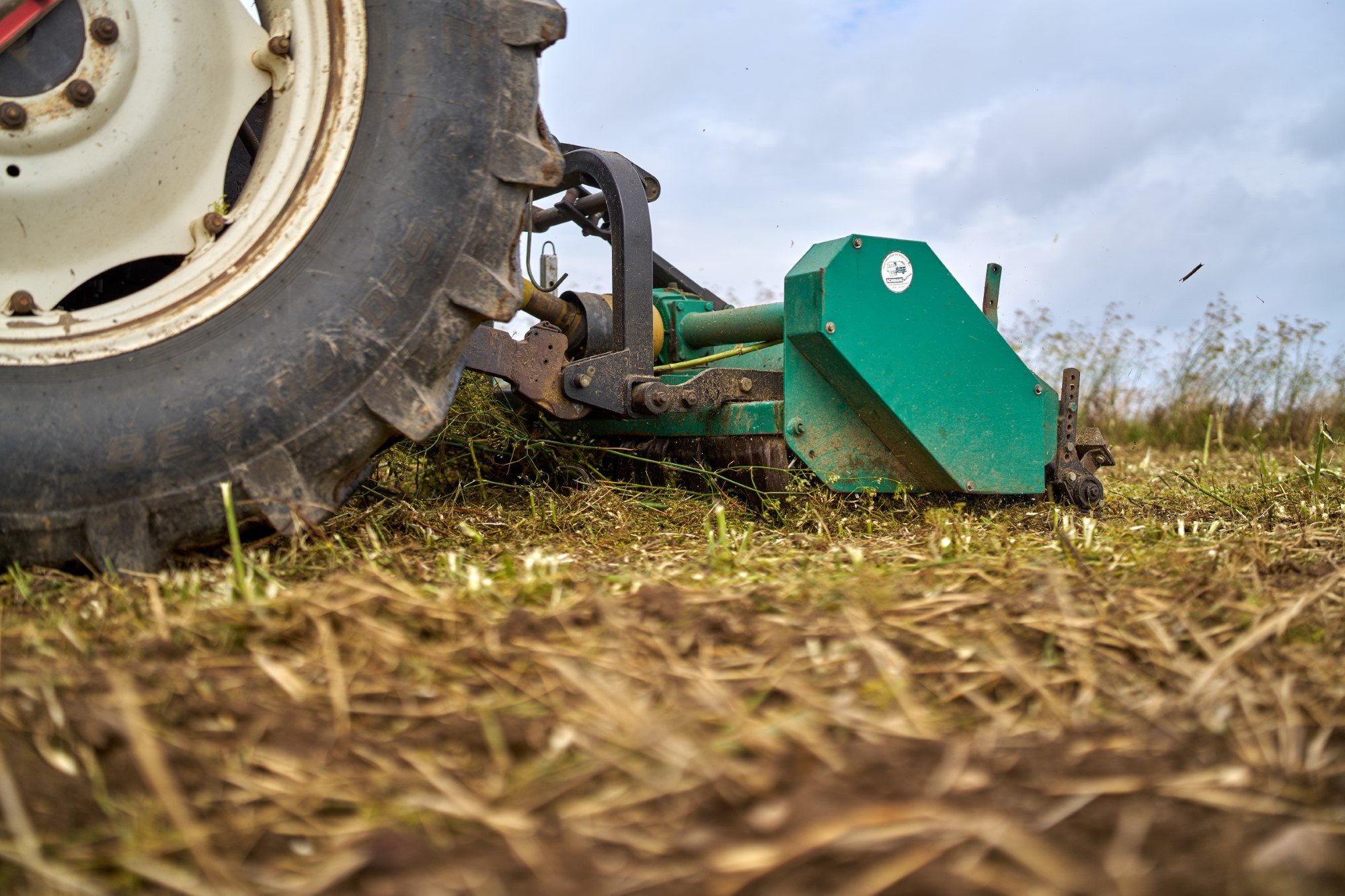 Mulcher bei der Arbeit
