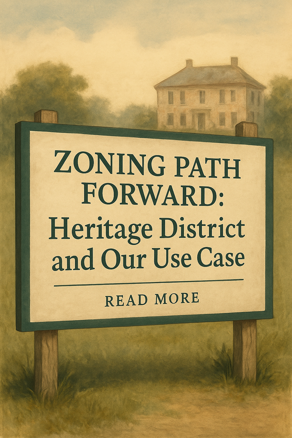 Zoning Path Forward: Heritage District and Our Use Case