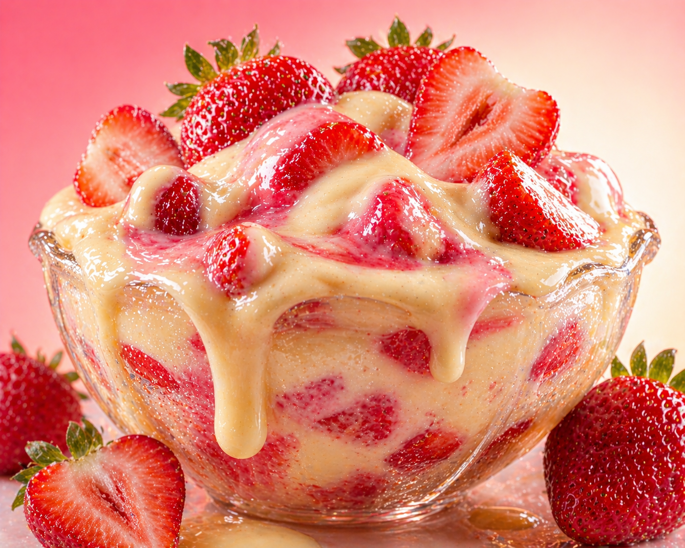 BRAND NEW! Strawberry Custard Parfait