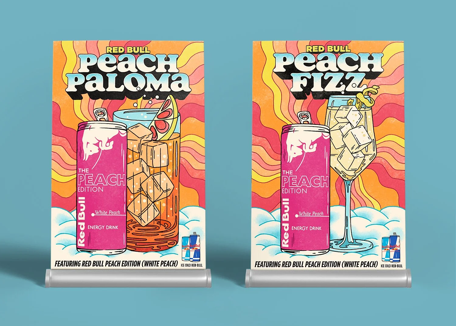 Graphic Design - Branding - Illustration | Red Bull Advertising Design by Souvenir Design Studio - Philadelphia, PA