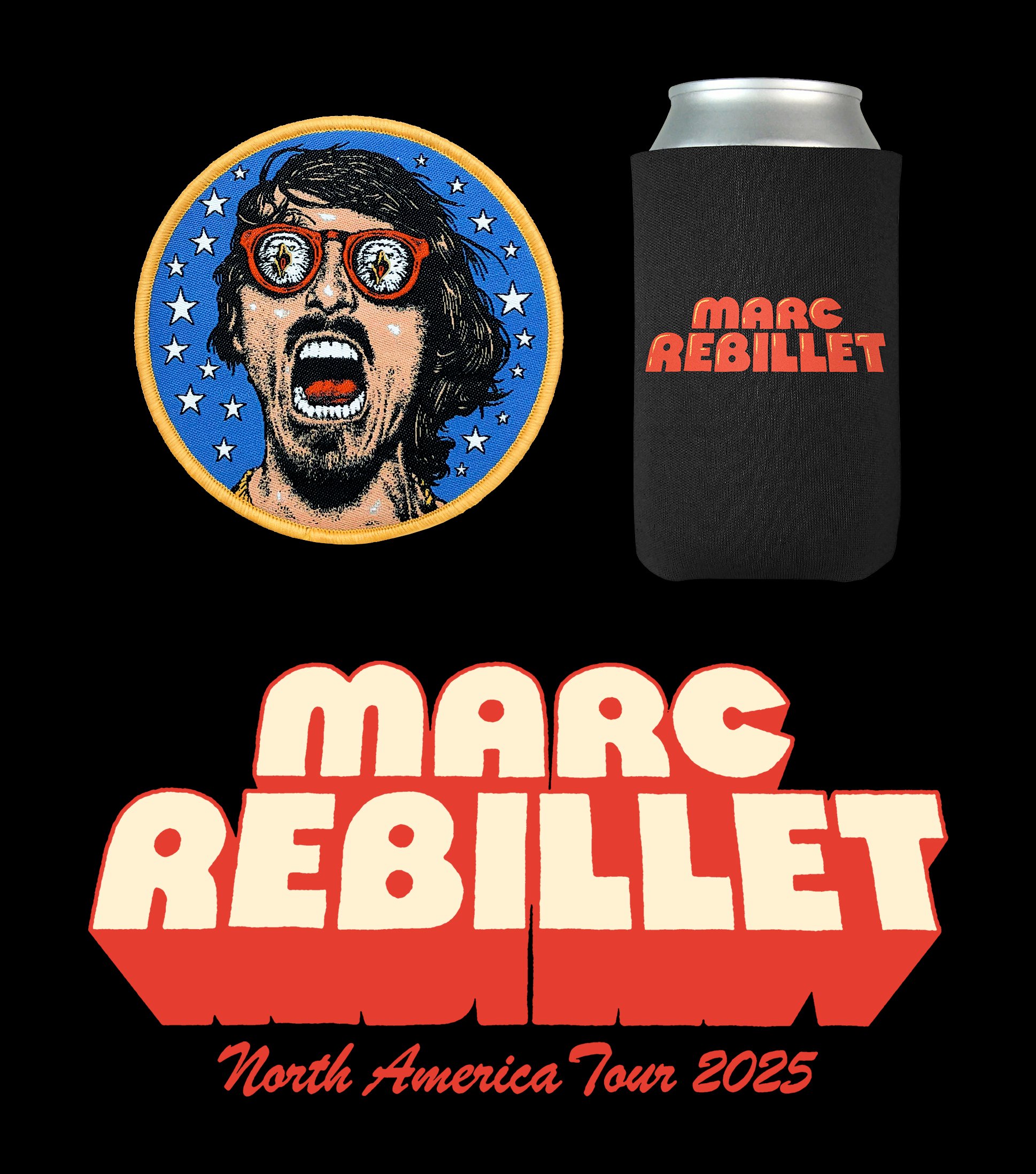 Graphic Design - Branding - Illustration | Marc Rebillet Merchandise by Souvenir Design Studio - Philadelphia, PA - Artist - Band - Merch