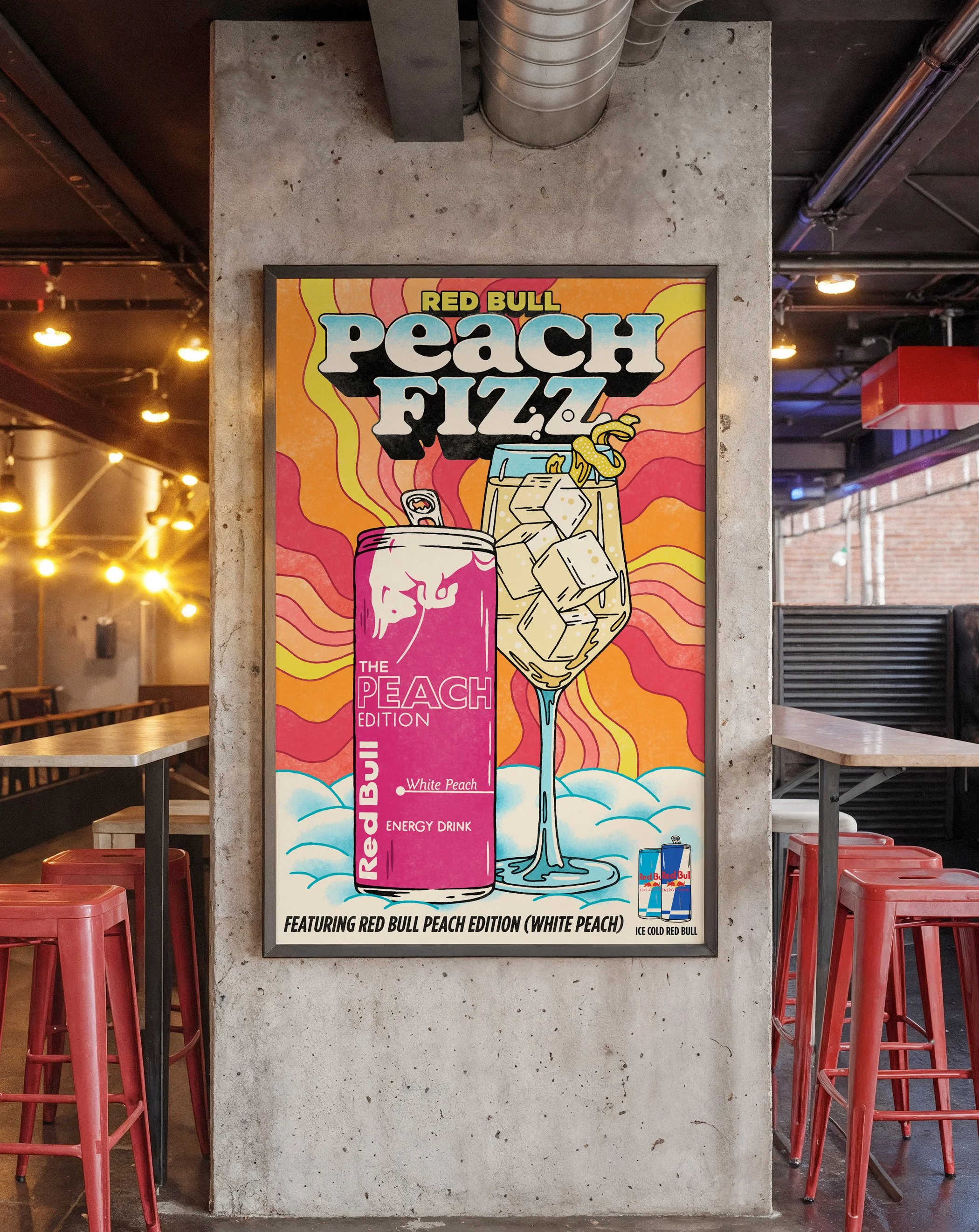Graphic Design - Branding - Illustration | Red Bull Advertising Design by Souvenir Design Studio - Philadelphia, PA