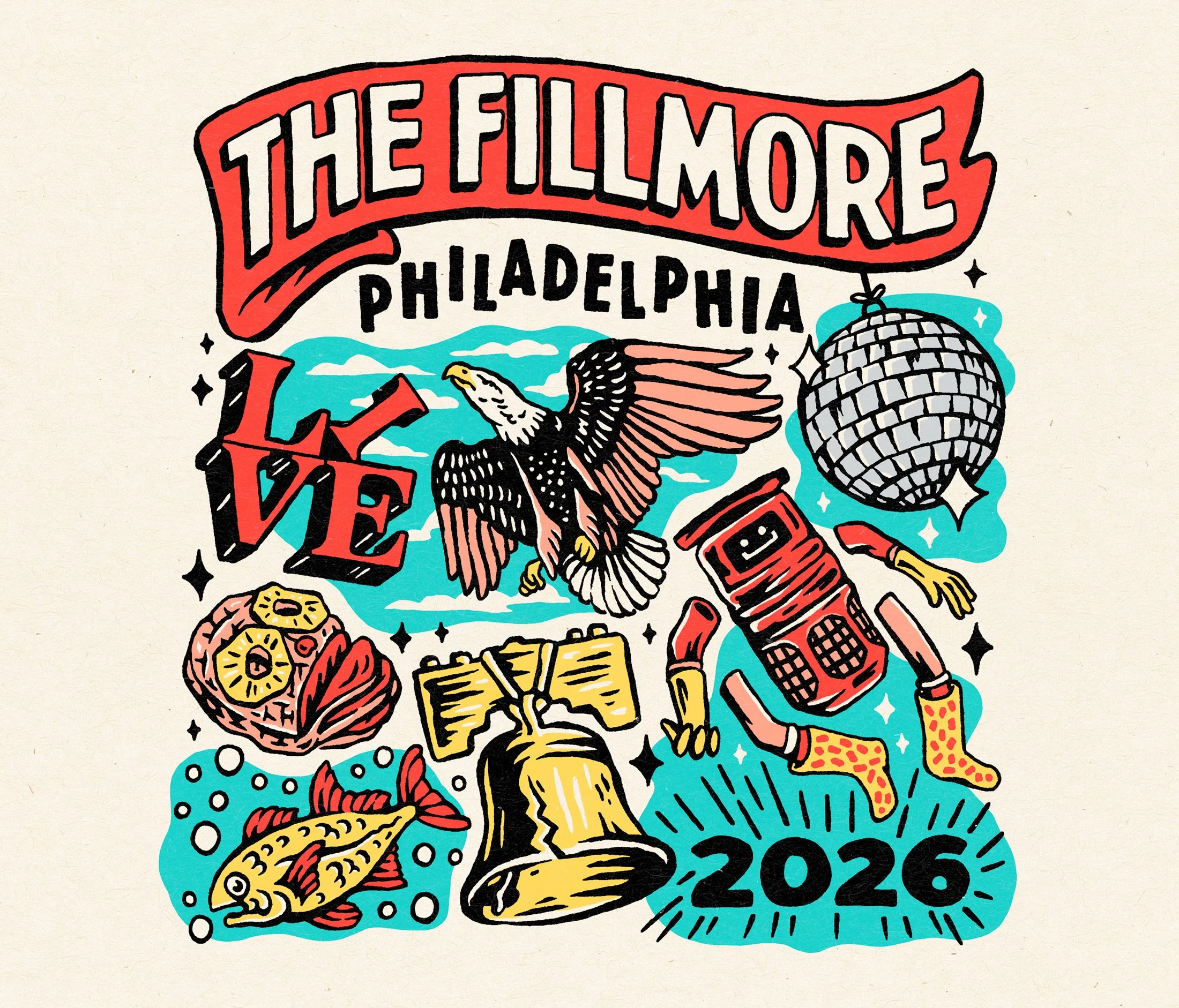 Graphic Design - Branding - Illustration - Services - for Concert Venues - Hospitality | by Souvenir Design Studio - Philadelphia, PA