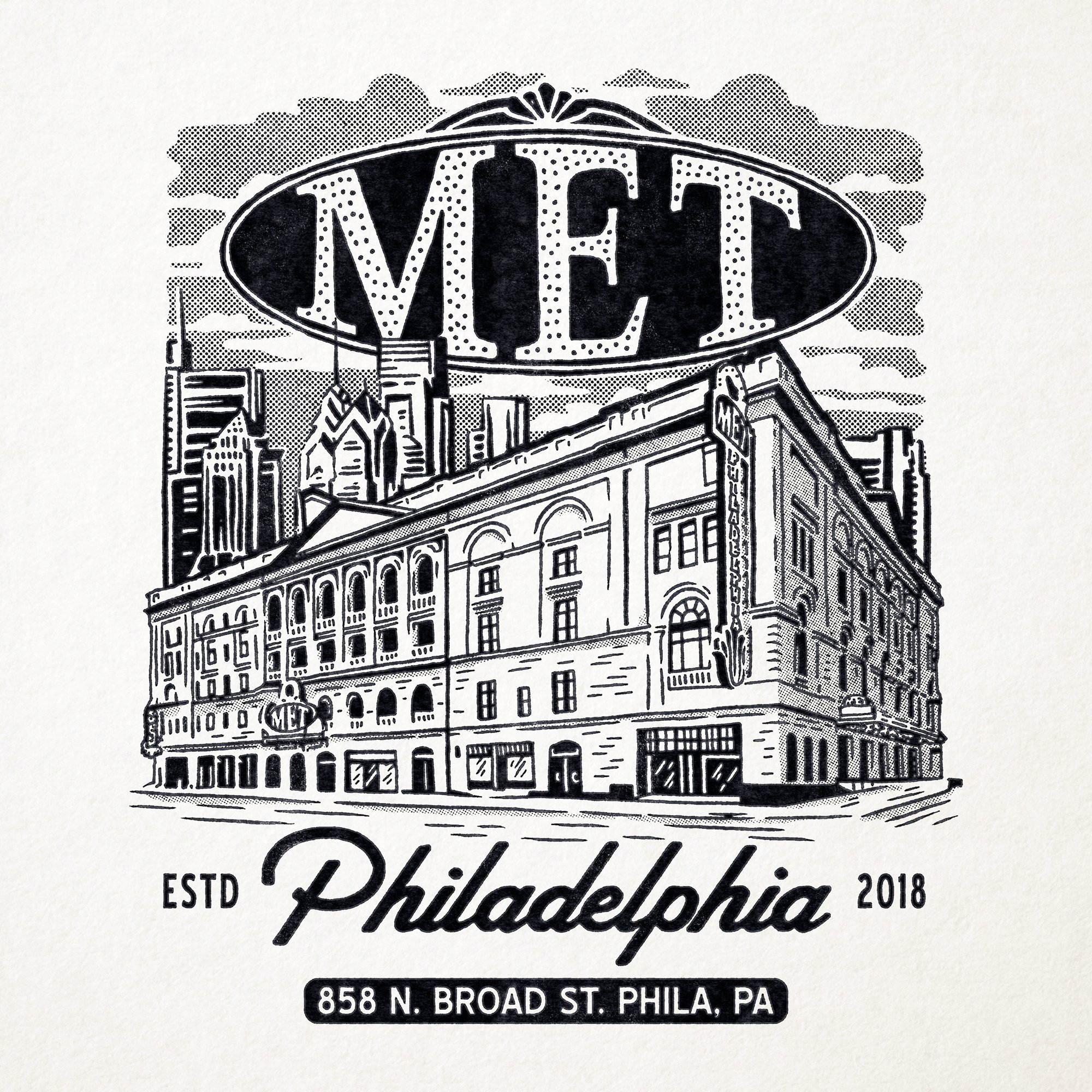 Graphic Design - Branding - Illustration - Services - for Concert Venues - Hospitality | by Souvenir Design Studio - Philadelphia, PA