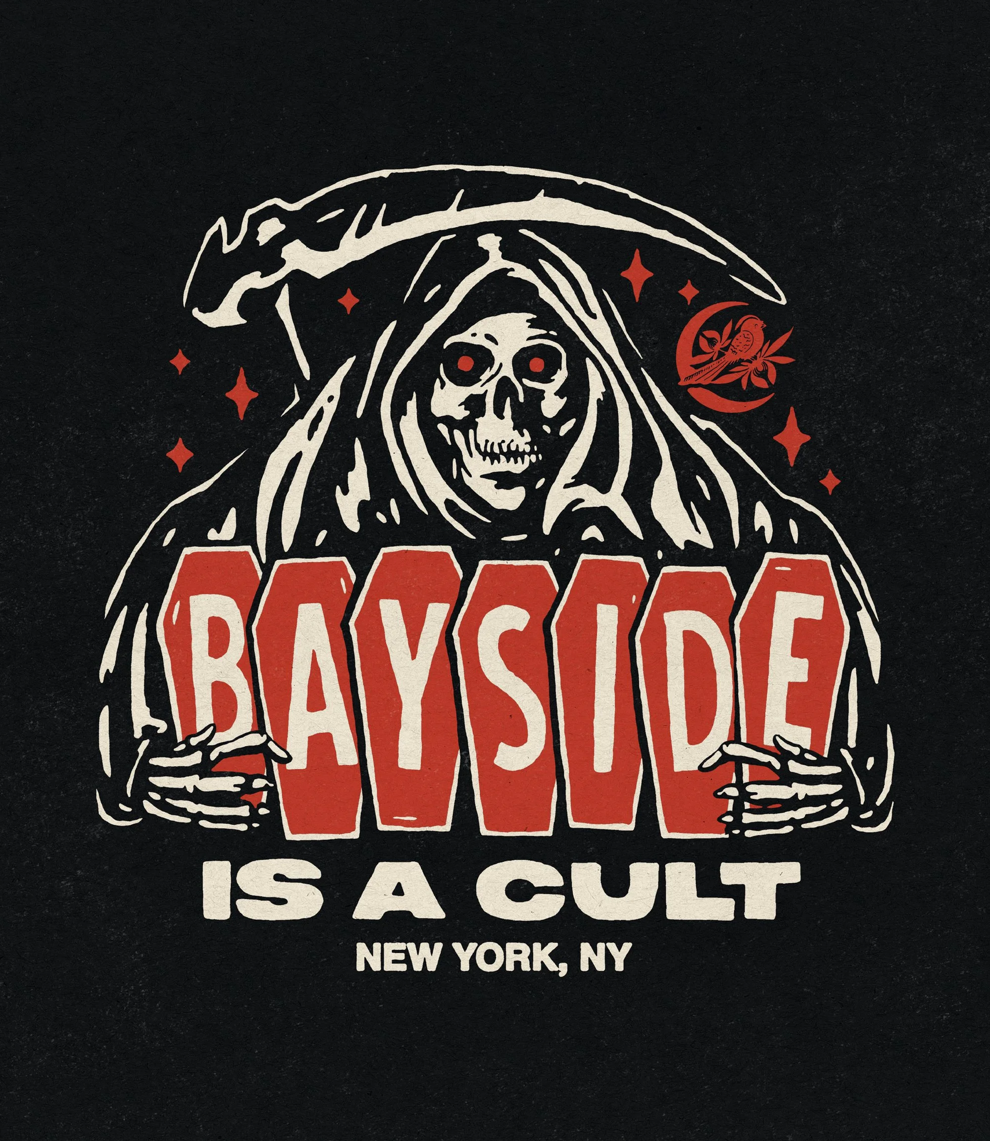 Graphic Design - Branding - Illustration | Bayside Merchandise by Souvenir Design Studio - Philadelphia, PA - Artist - Band - Merch