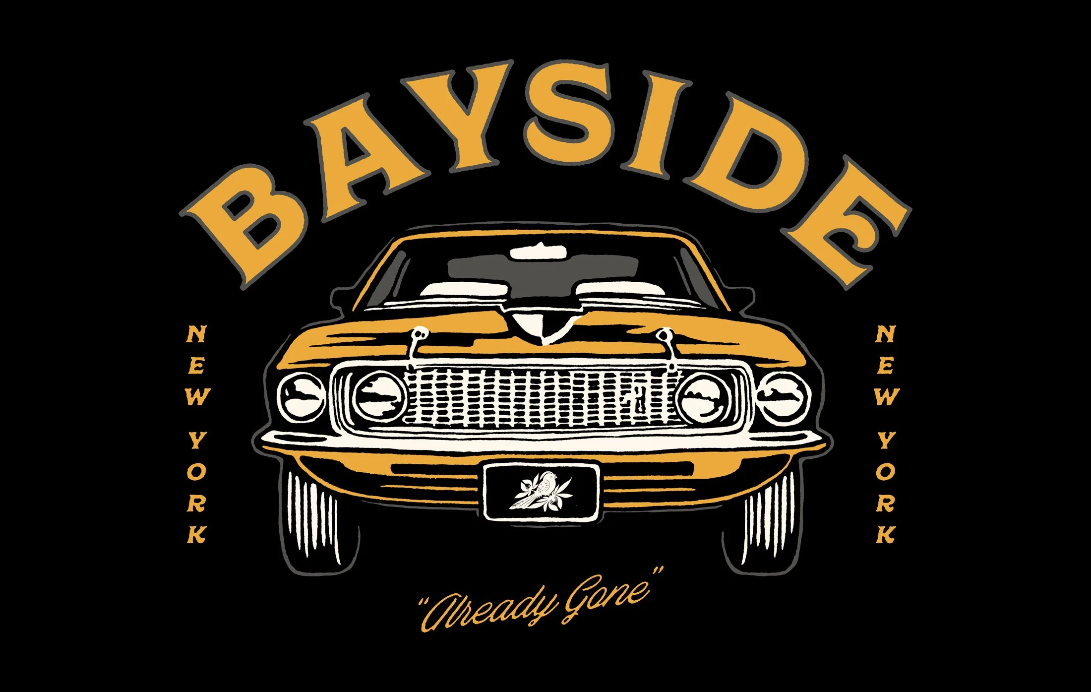 Graphic Design - Branding - Illustration | Bayside Merchandise by Souvenir Design Studio - Philadelphia, PA - Artist - Band - Merch