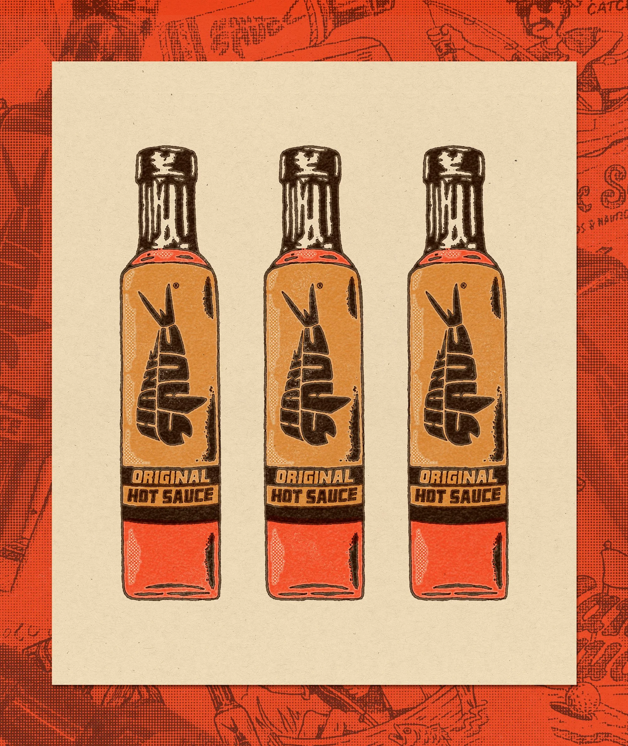 Graphics - Branding - Illustration | Hank Sauce Merch Design by Souvenir Design Studio - Philadelphia, PA | New Jersey