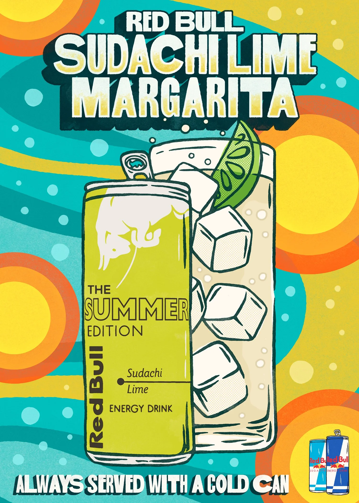 Graphic Design - Branding - Illustration | Red Bull Advertising Design by Souvenir Design Studio - Philadelphia, PA