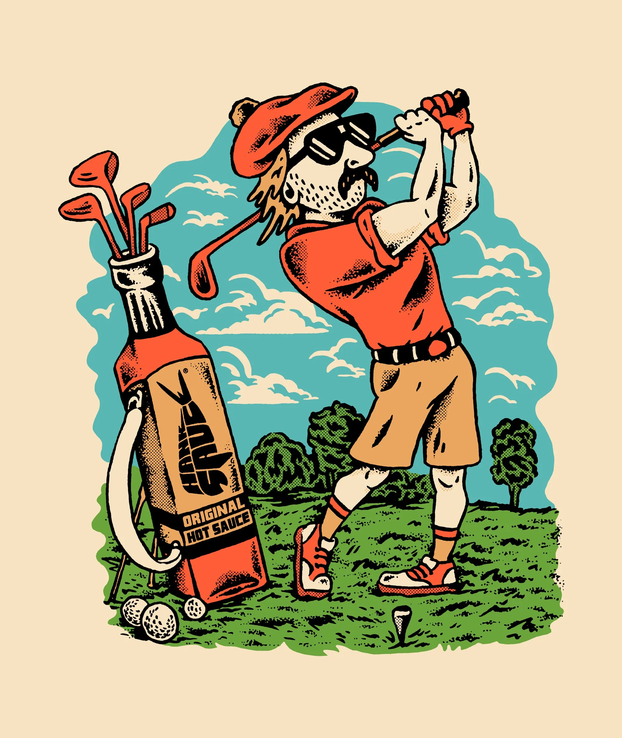 Graphics - Branding - Illustration | Hank Sauce Merch Design by Souvenir Design Studio - Philadelphia, PA | New Jersey