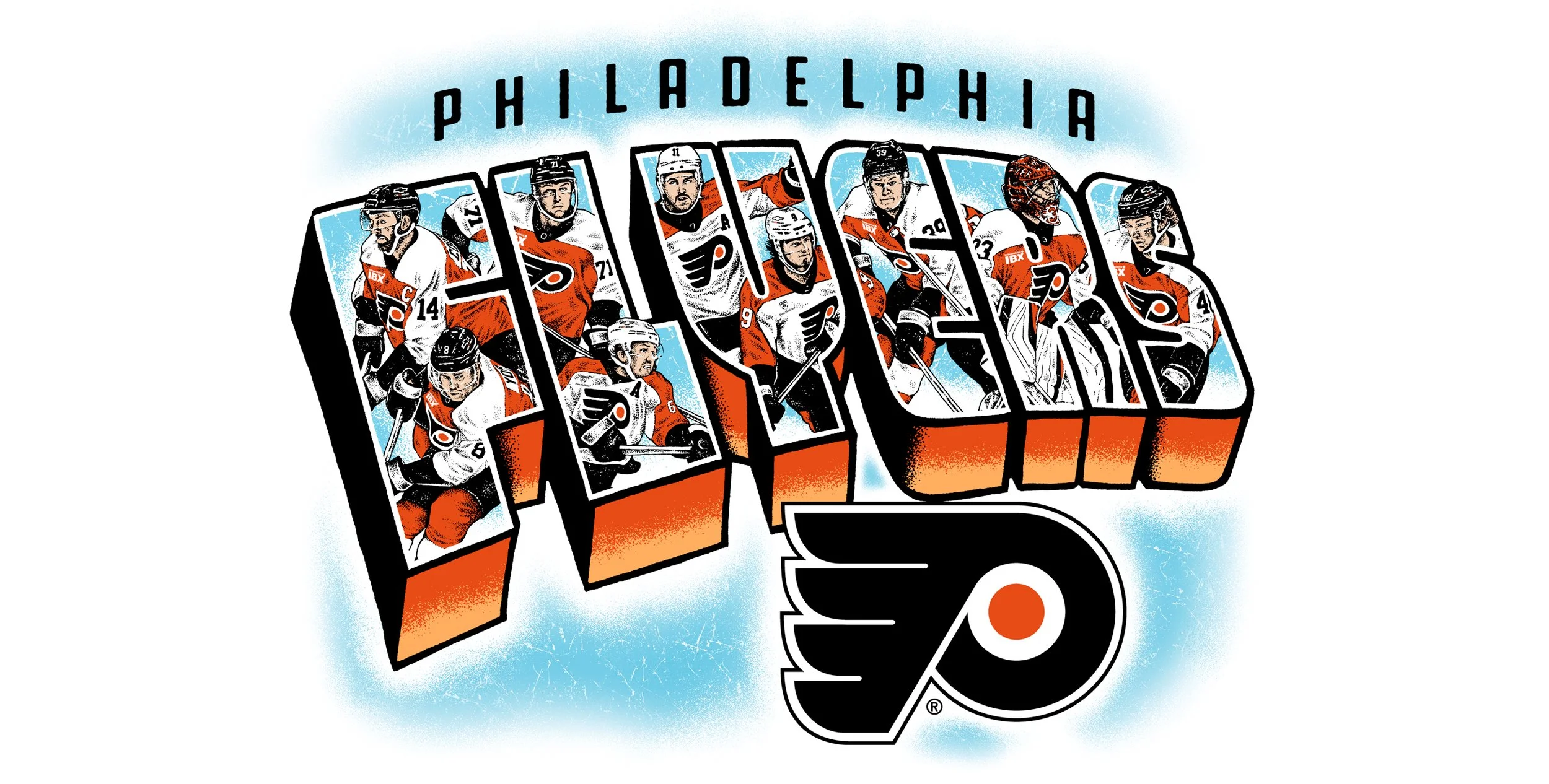 Graphic Design - Branding - Illustration | Philadelphia Flyers | Professional Sports Design by Souvenir Design Studio | Paul Granese - Philadelphia, PA