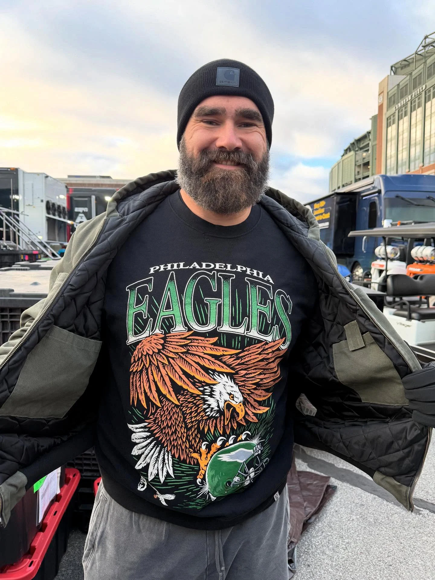 Jason Kelce - Graphic Design - Branding - Illustration | Philadelphia Eagles | Professional Sports - Merchandise Design by Souvenir Design Studio | Paul Granese - Philadelphia, PA