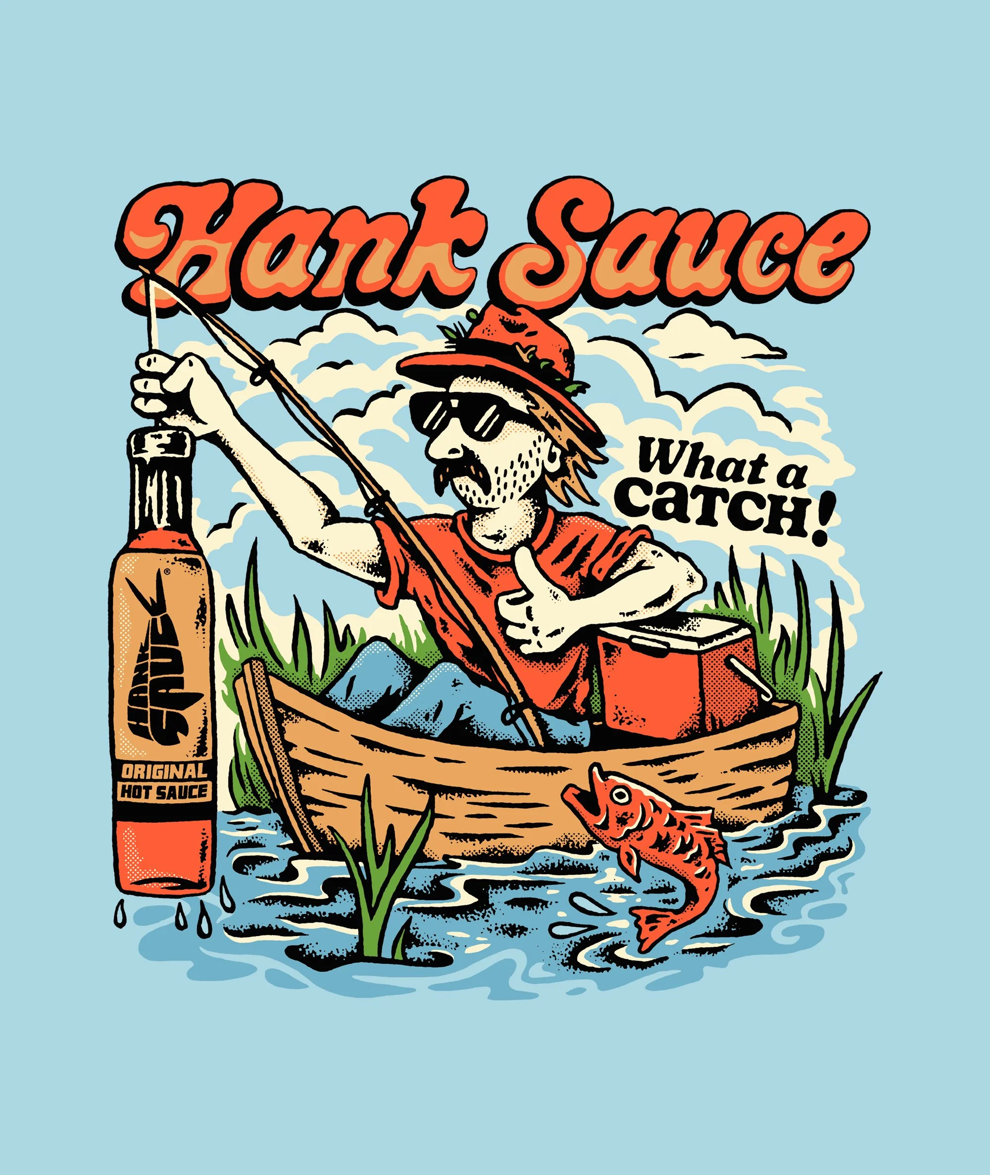 Graphics - Branding - Illustration | Hank Sauce Merch Design by Souvenir Design Studio - Philadelphia, PA | New Jersey