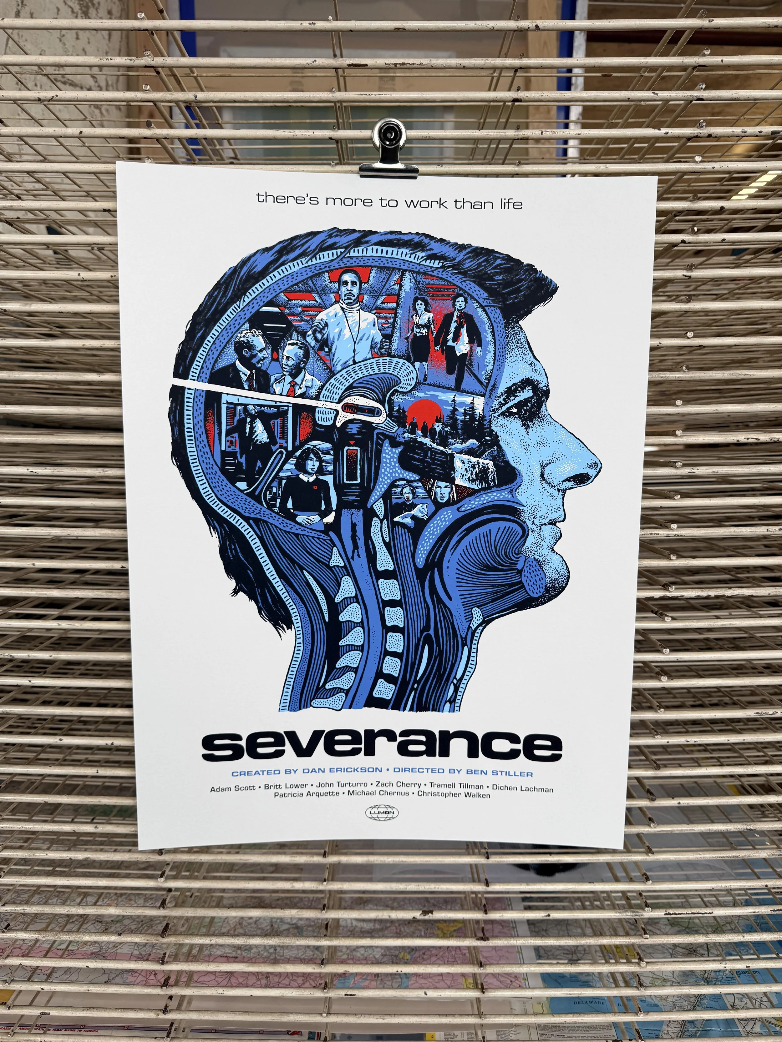 Graphic Design - Branding - Illustration | Severance - Anatomy Print by Souvenir Design Studio | Paul Granese - Philadelphia, PA
