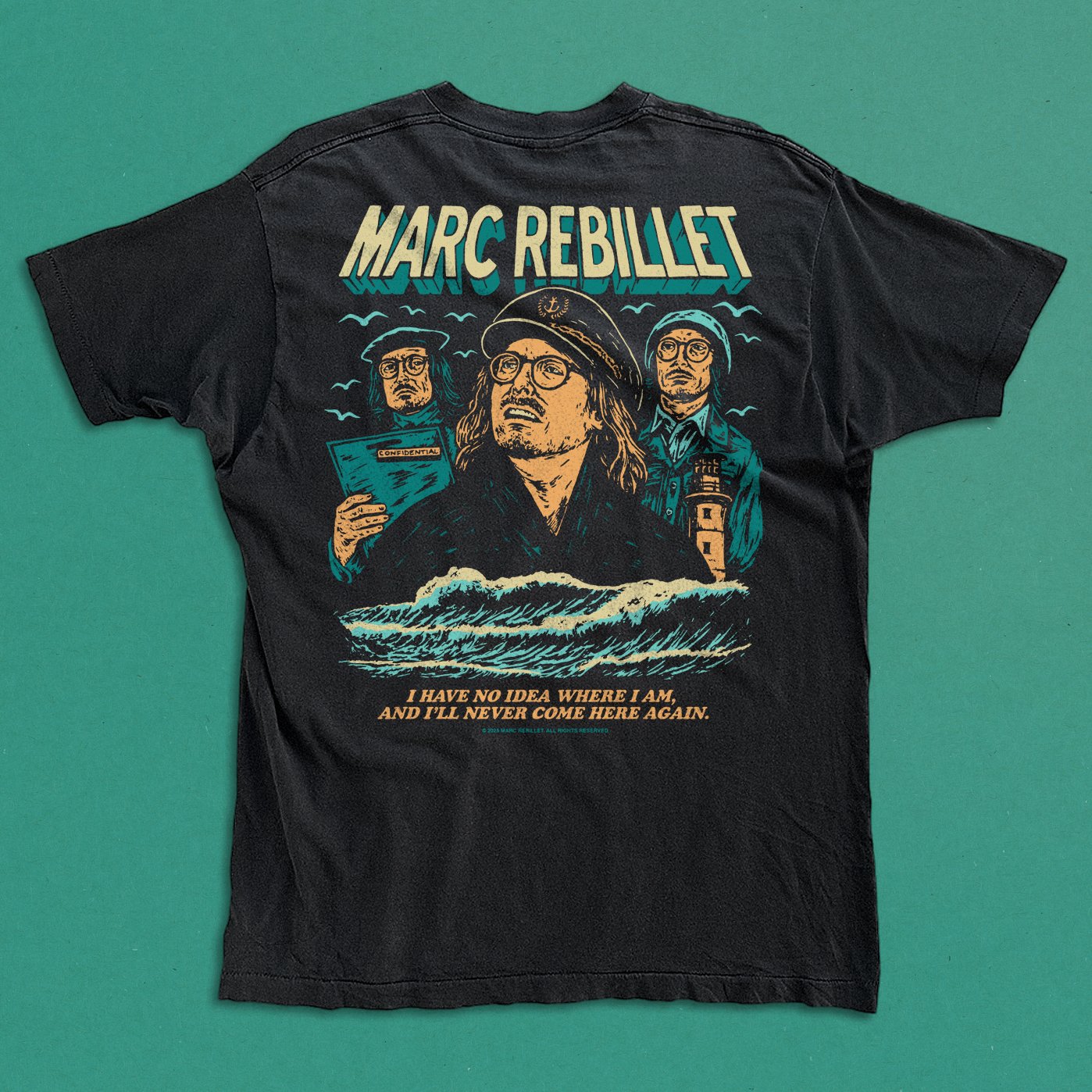 Graphic Design - Branding - Illustration | Marc Rebillet Merchandise by Souvenir Design Studio - Philadelphia, PA - Artist - Band - Merch