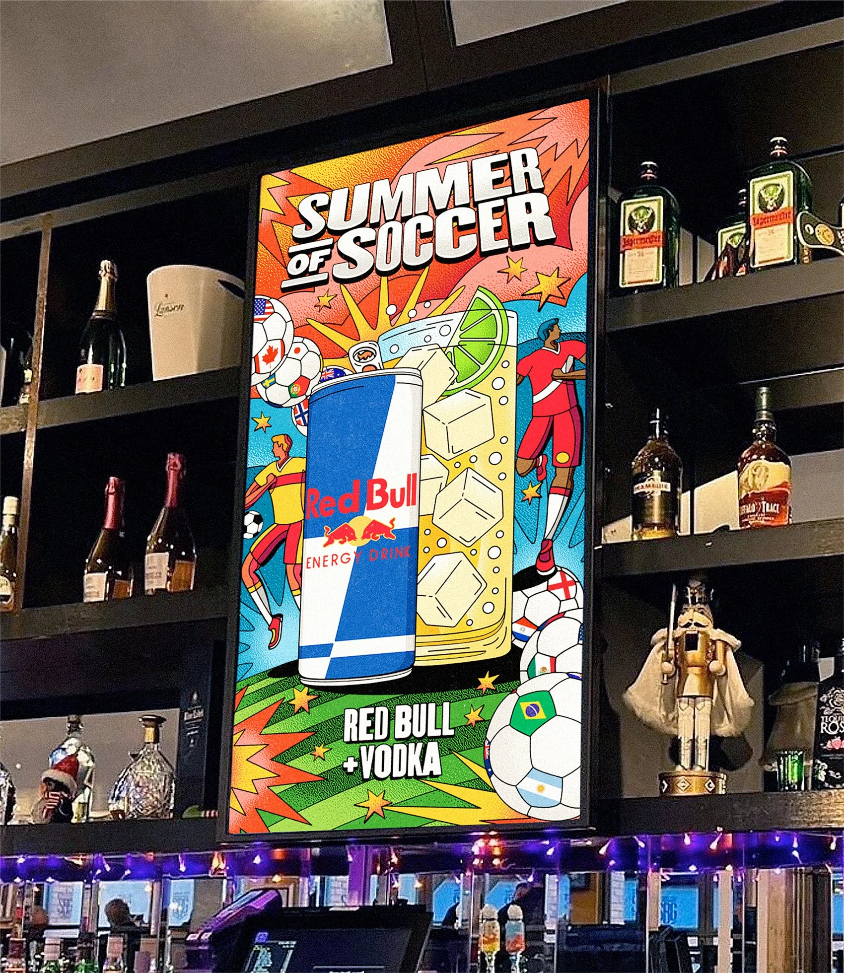Graphic Design - Branding - Illustration | Red Bull Advertising Design by Souvenir Design Studio - Philadelphia, PA
