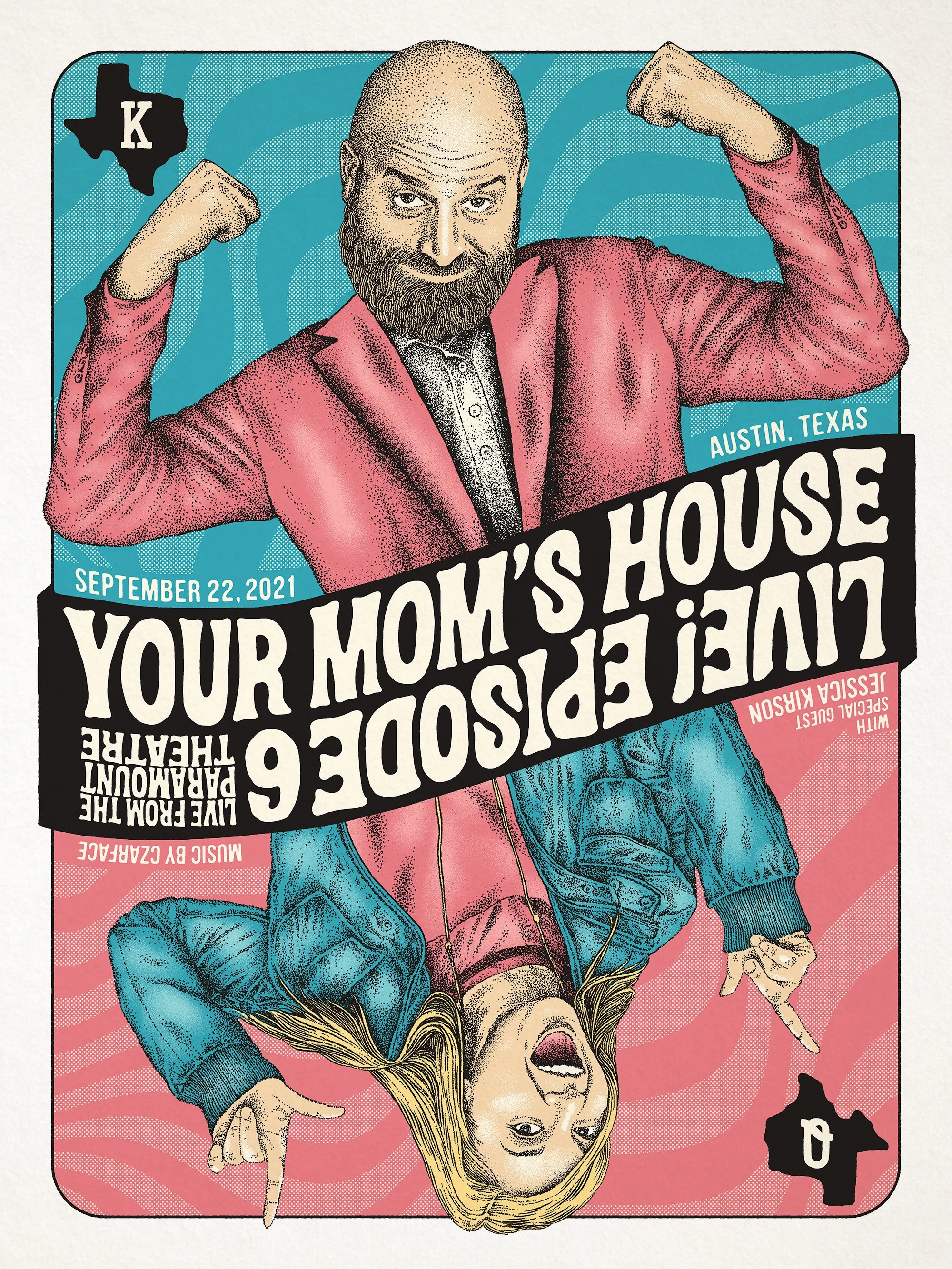Tom Segura - Comedy - Poster Design - Merch Design - Paul Granese