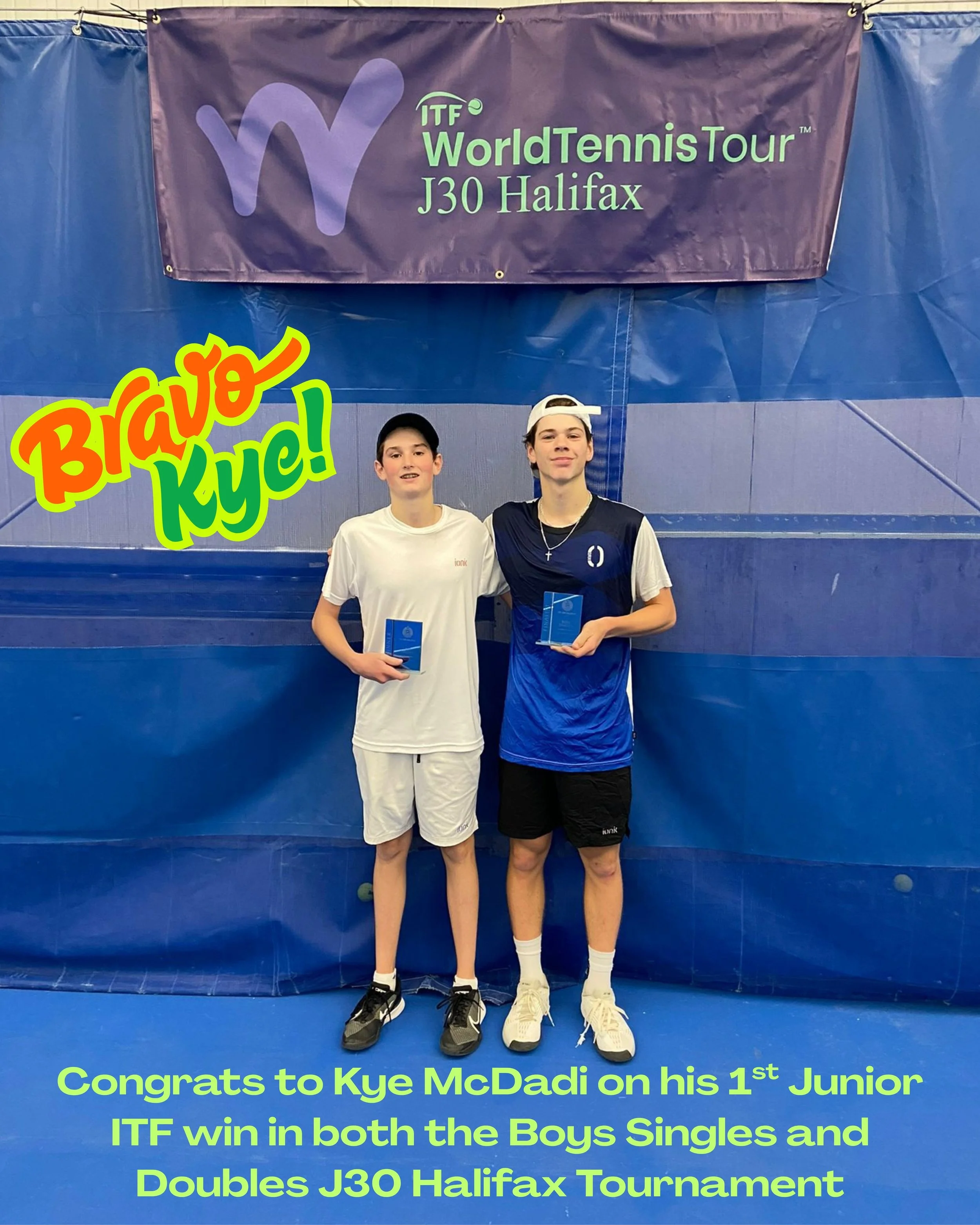 Kye McDadi Shines at ITF J30 Halifax with Double Victory!