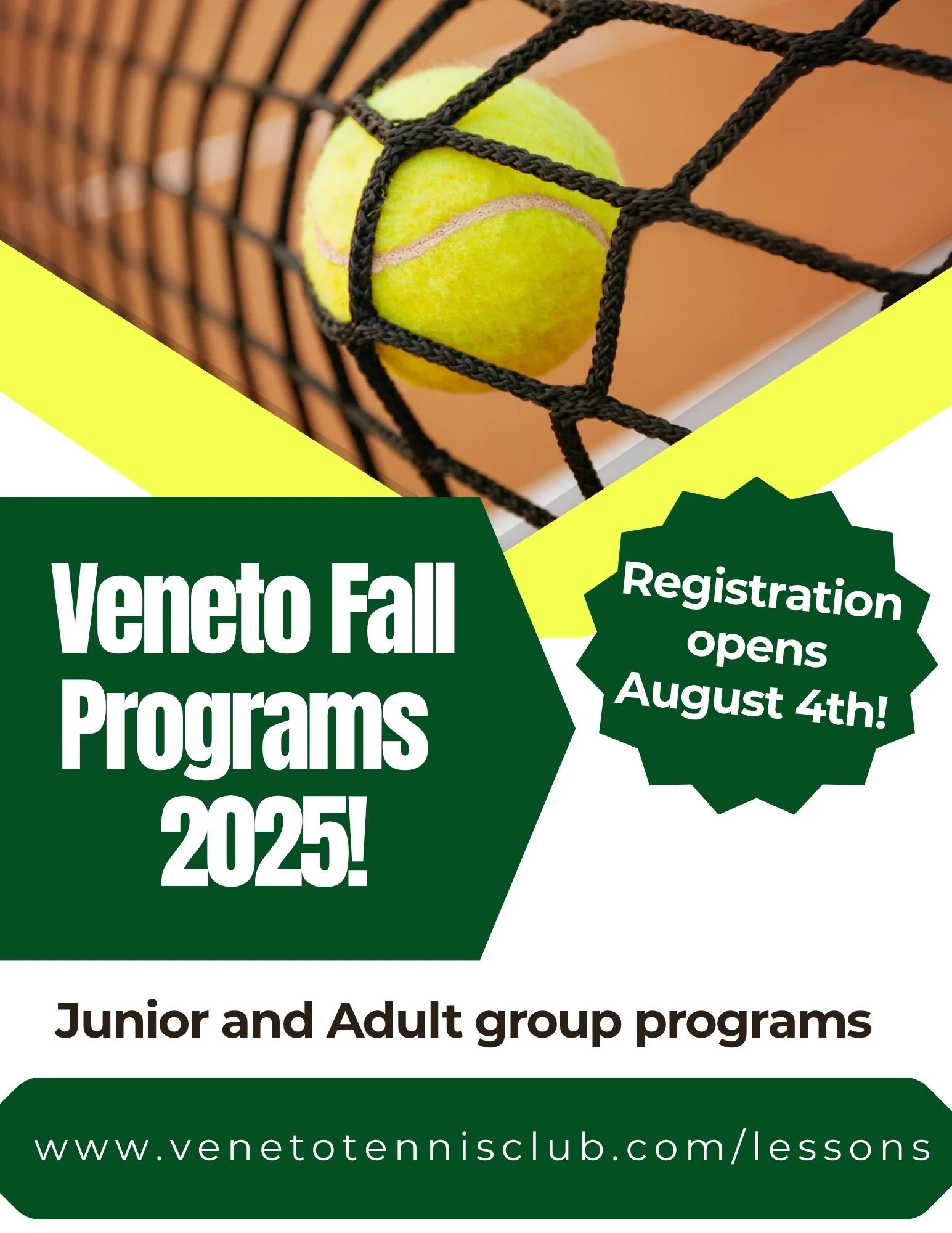 VENETO FALL PROGRAMS, 2025!