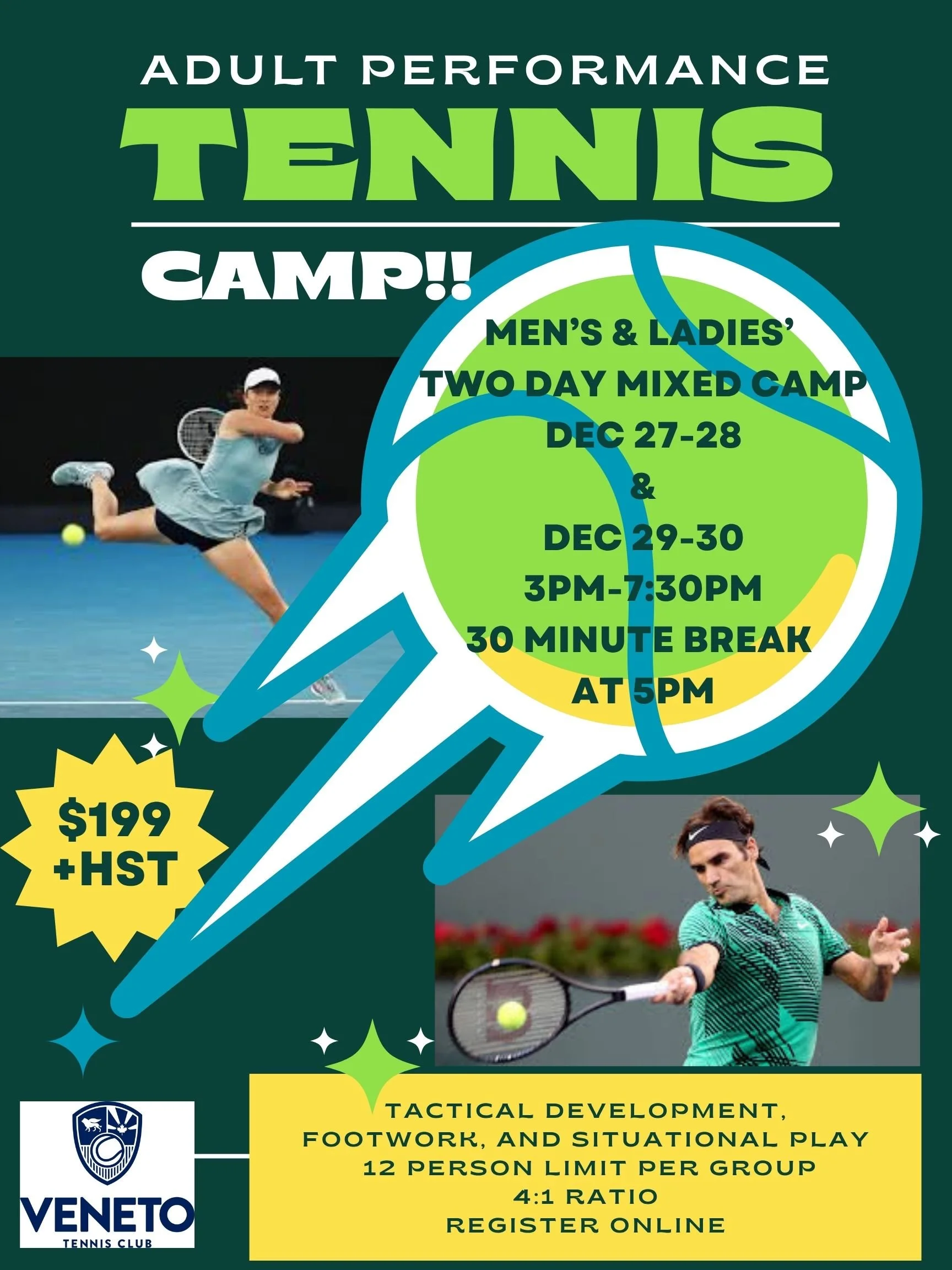 ADULT PERFORMANCE TENNIS CAMP