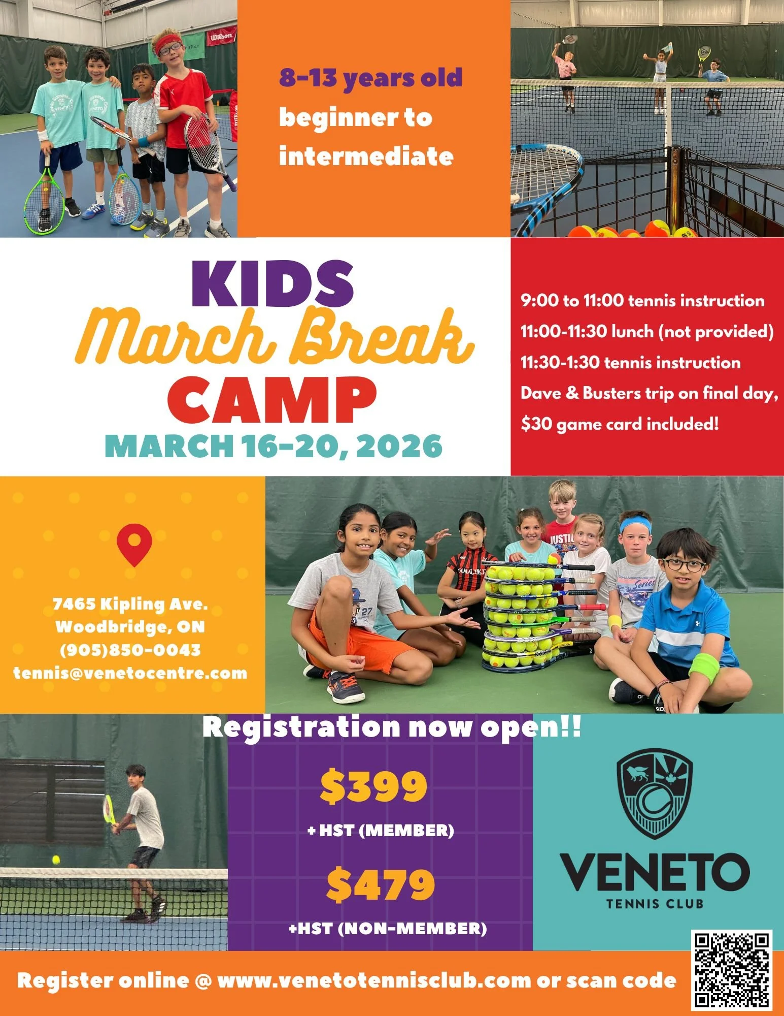 KIDS MARCH BREAK CAMP (March 16-20,2026)