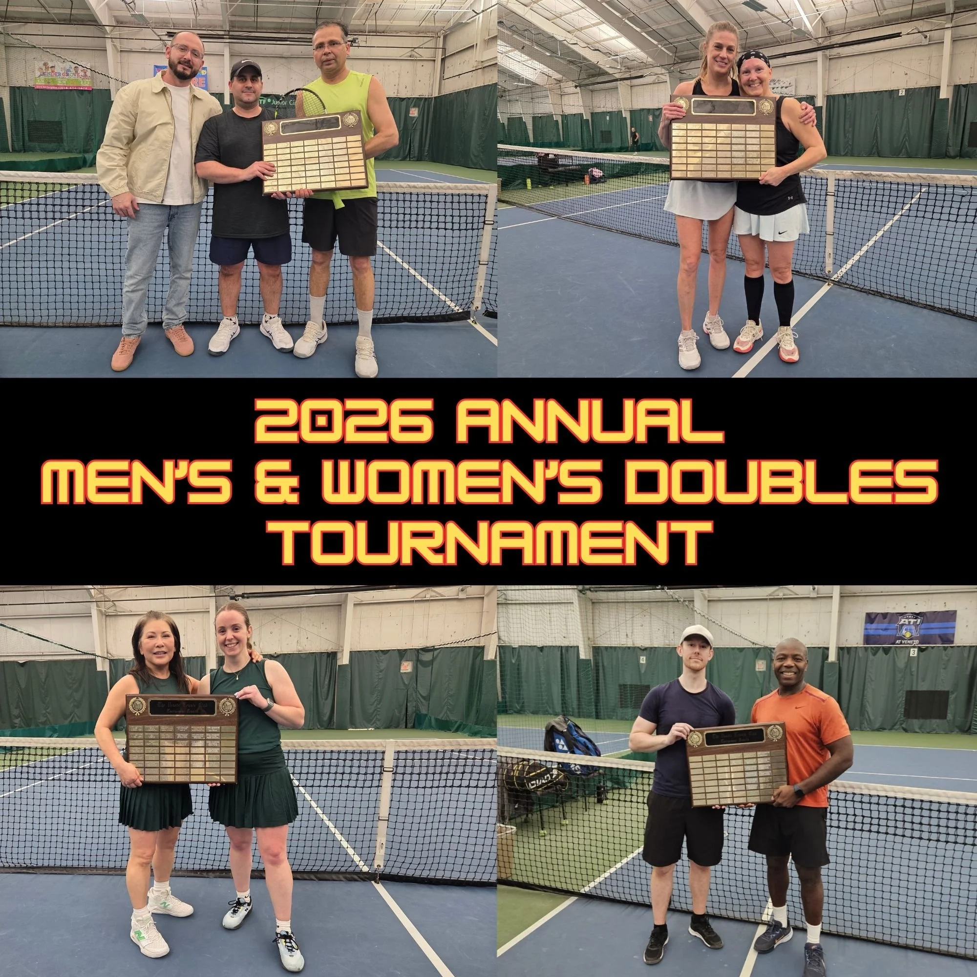 2026  Annual Men’s &amp; Women’s Doubles Tournament