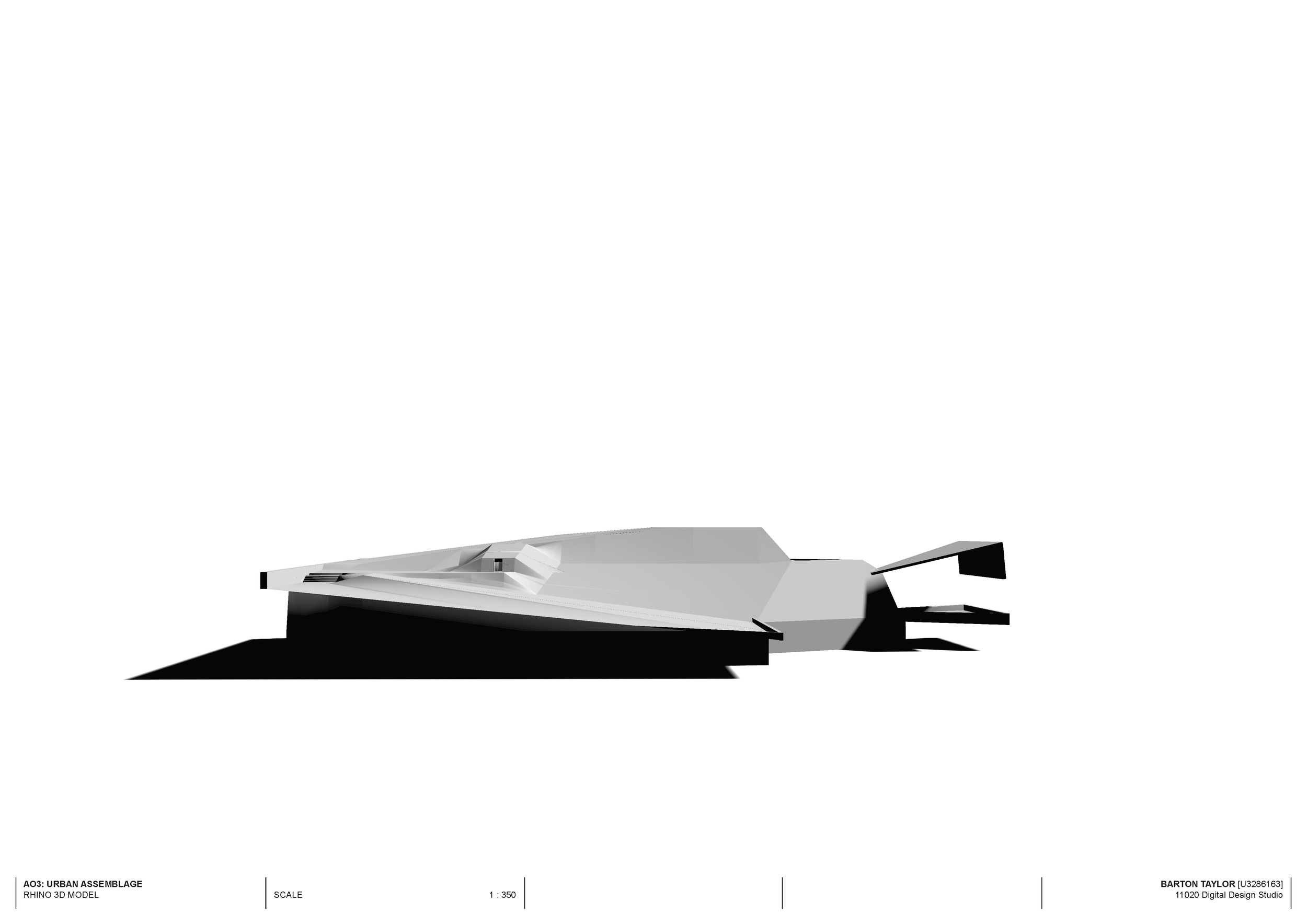 3D-rendered model of a sleek futuristic racing car on a white background.