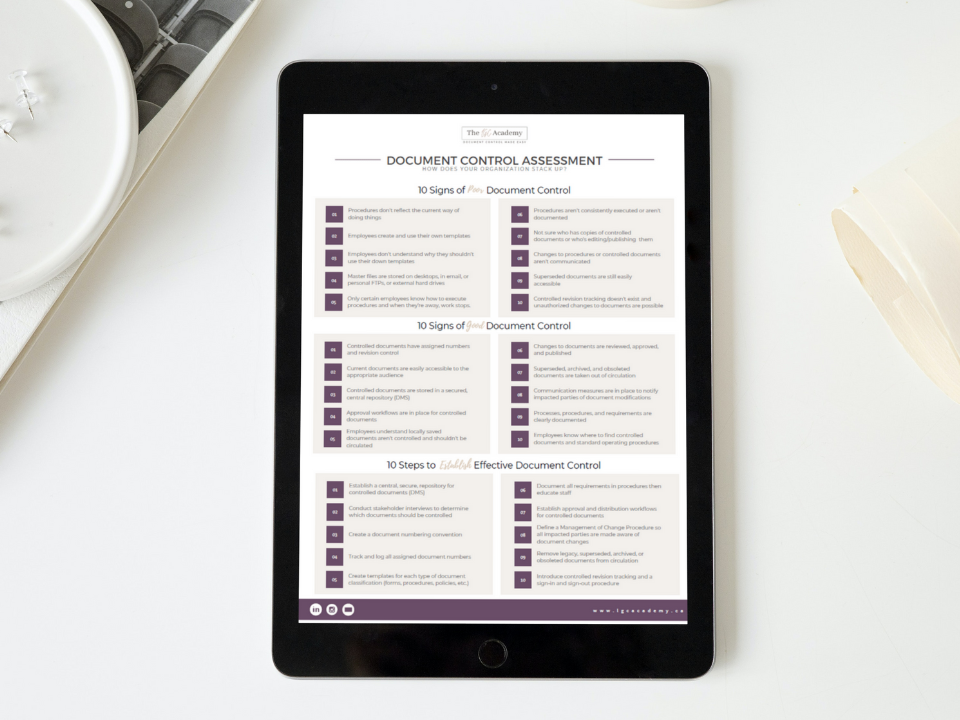 Document Control Training for Busy Teams | Syntari Solutions