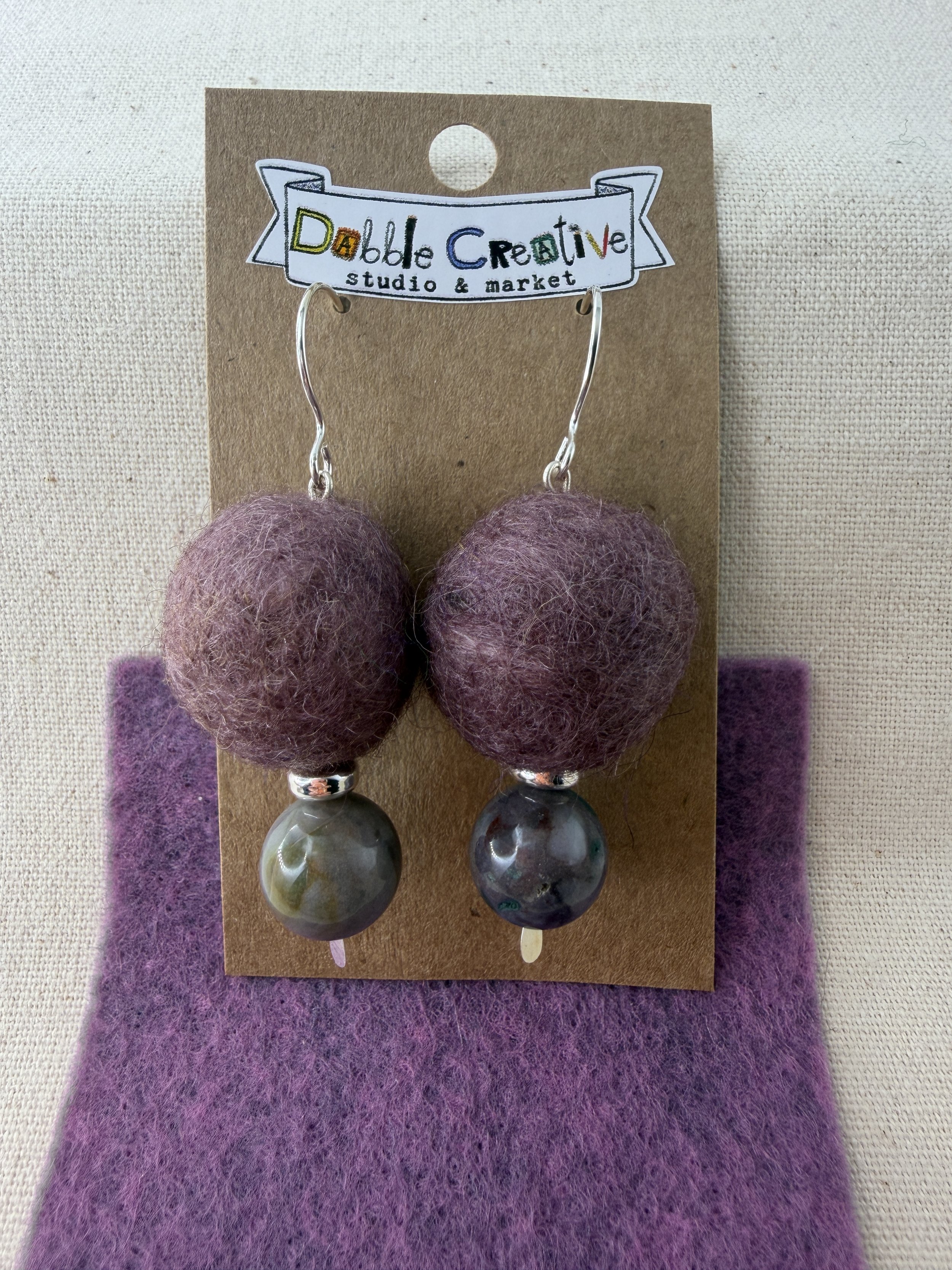 Wool & Whimsy - Lavender Dangle