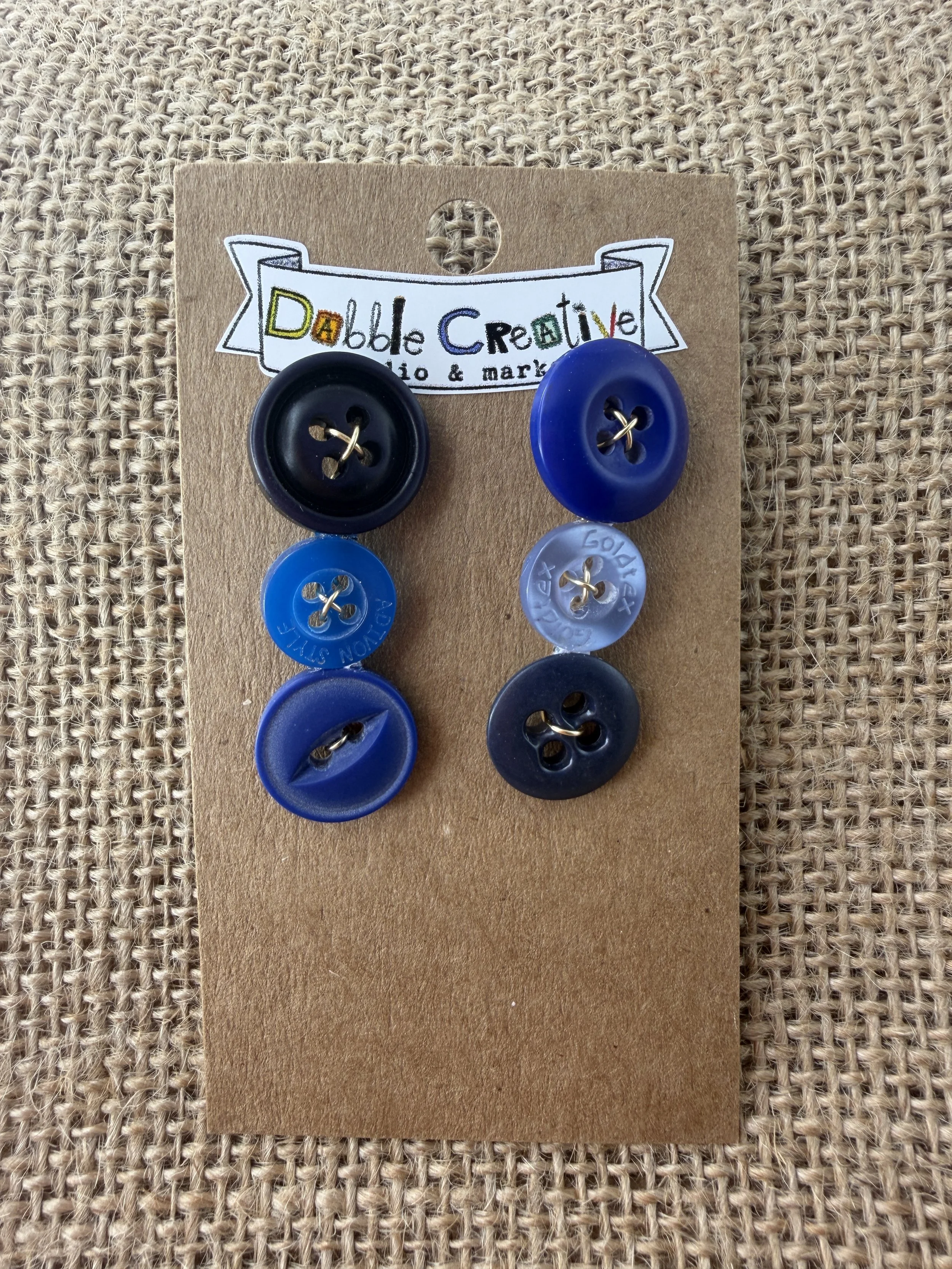 Cute as a Button - Blue 3