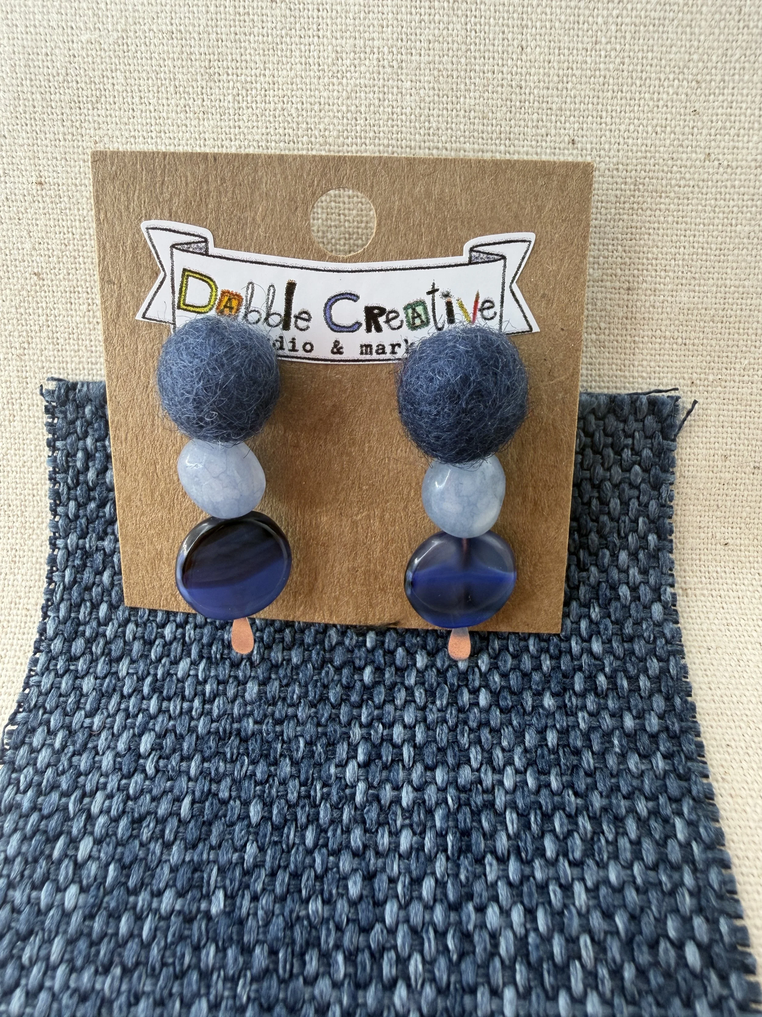 Wool & Whimsy - Denim Stud