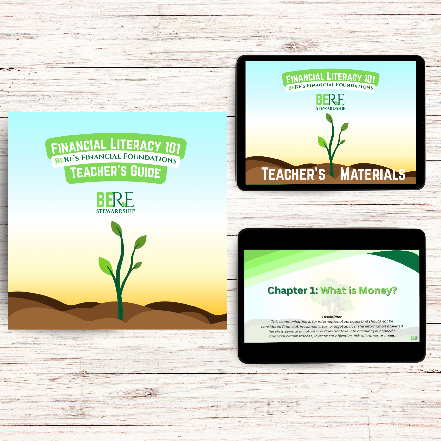 Financial Literacy 101: BeRe's Financial Foundations Teacher's Guide, Resources & Training