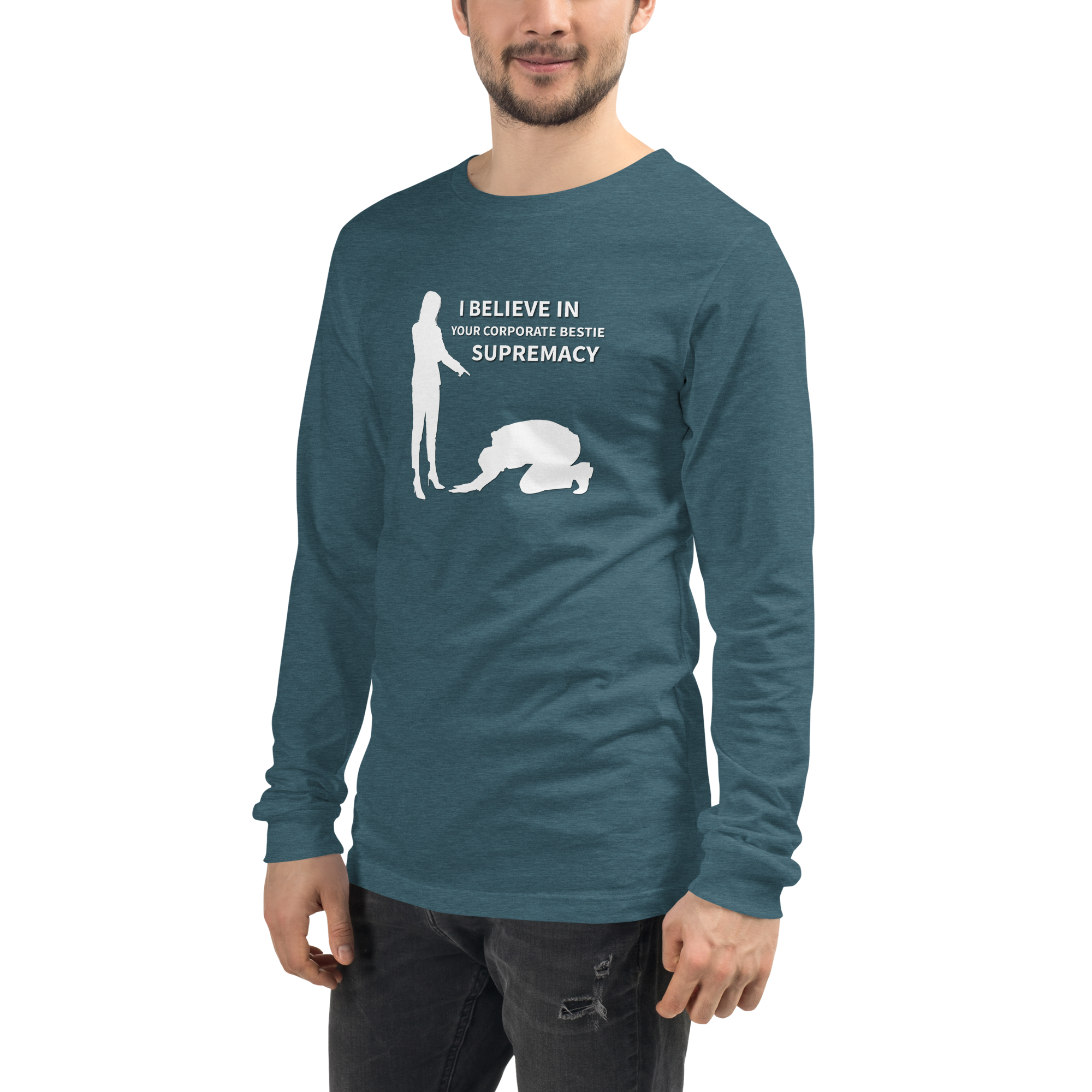 unisex-long-sleeve-tee-heather-deep-teal-left-front-69217e4c17cc3.png