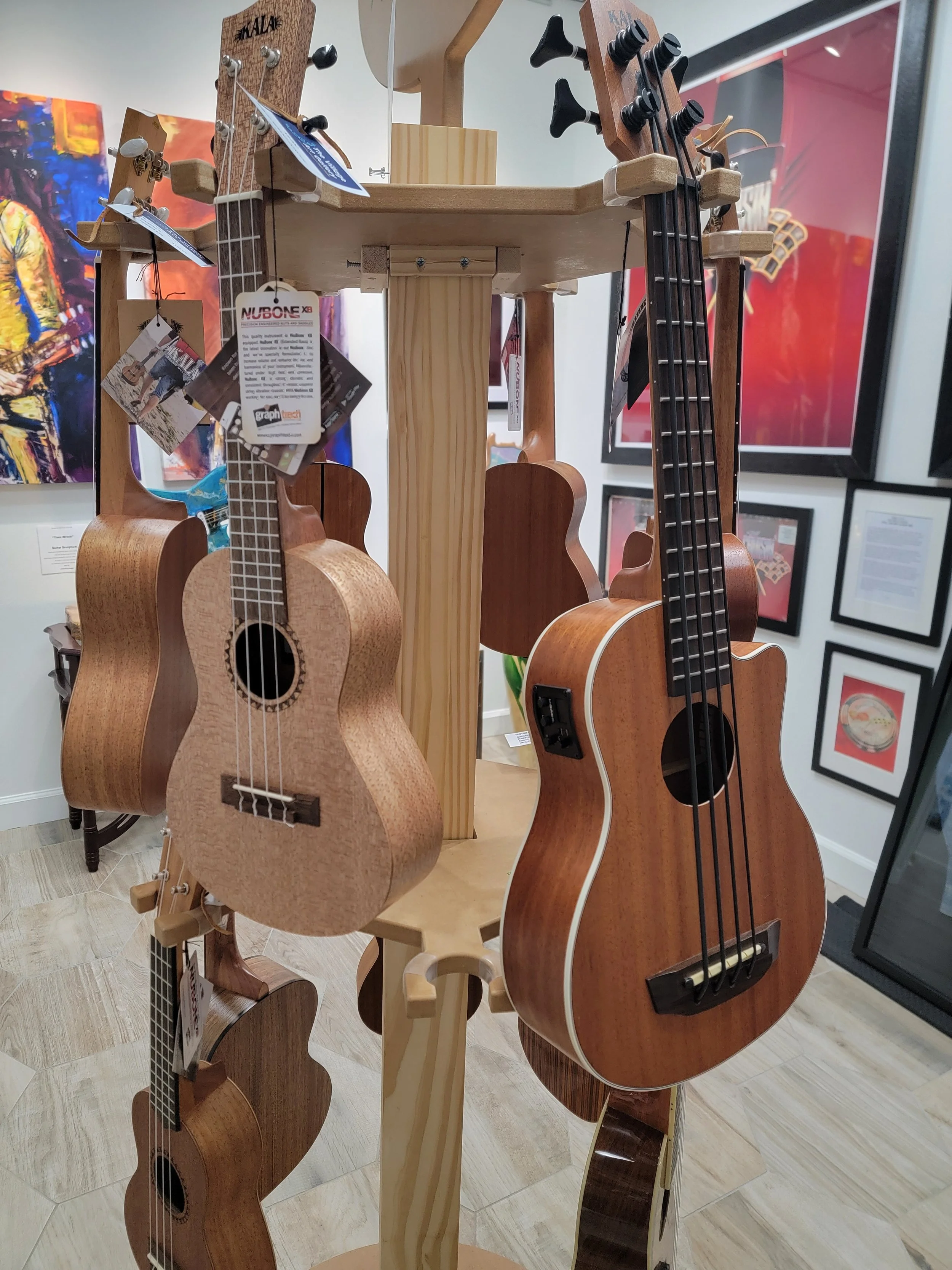 Ukuleles and Bass Ukulele