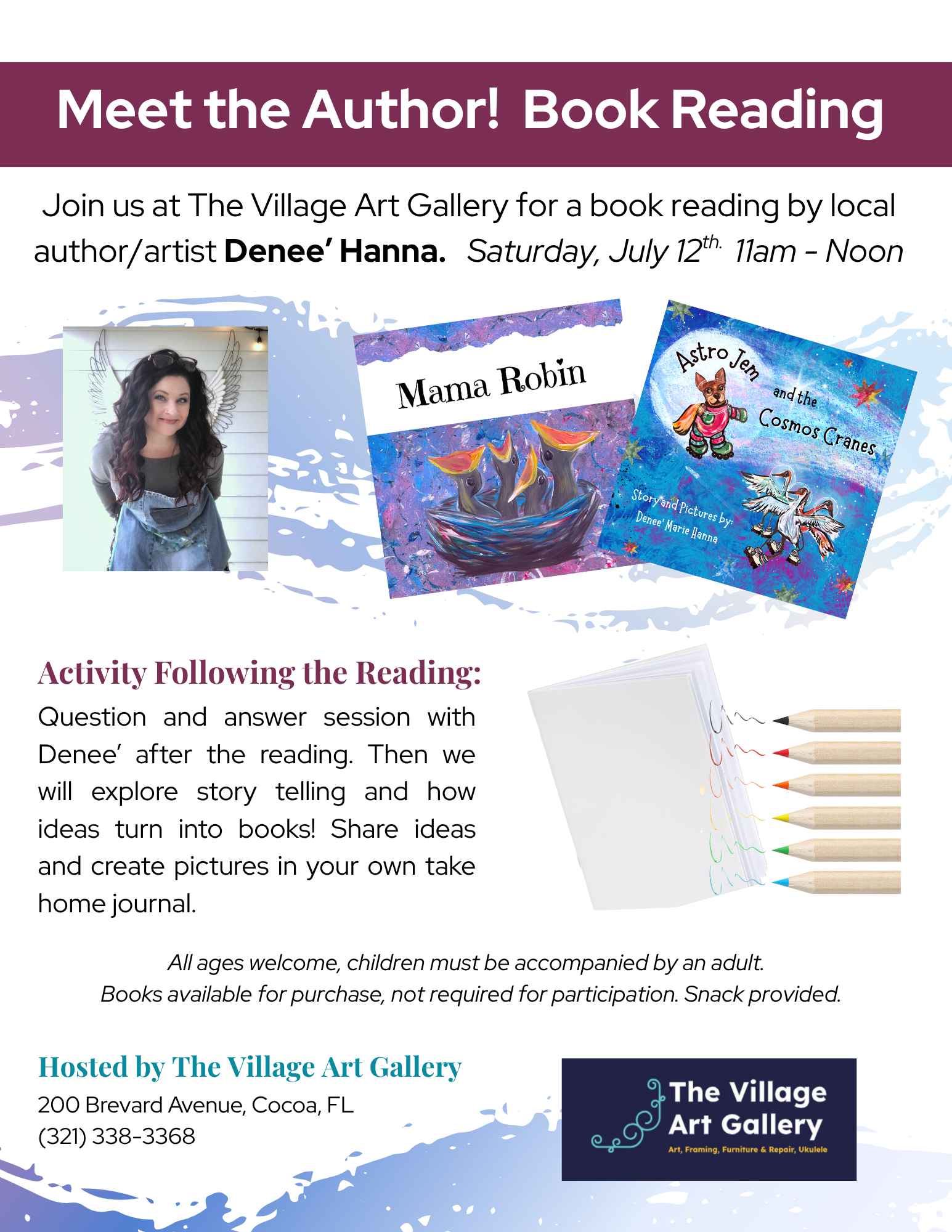 Meet the Author! Book Reading with Denee' Hanna