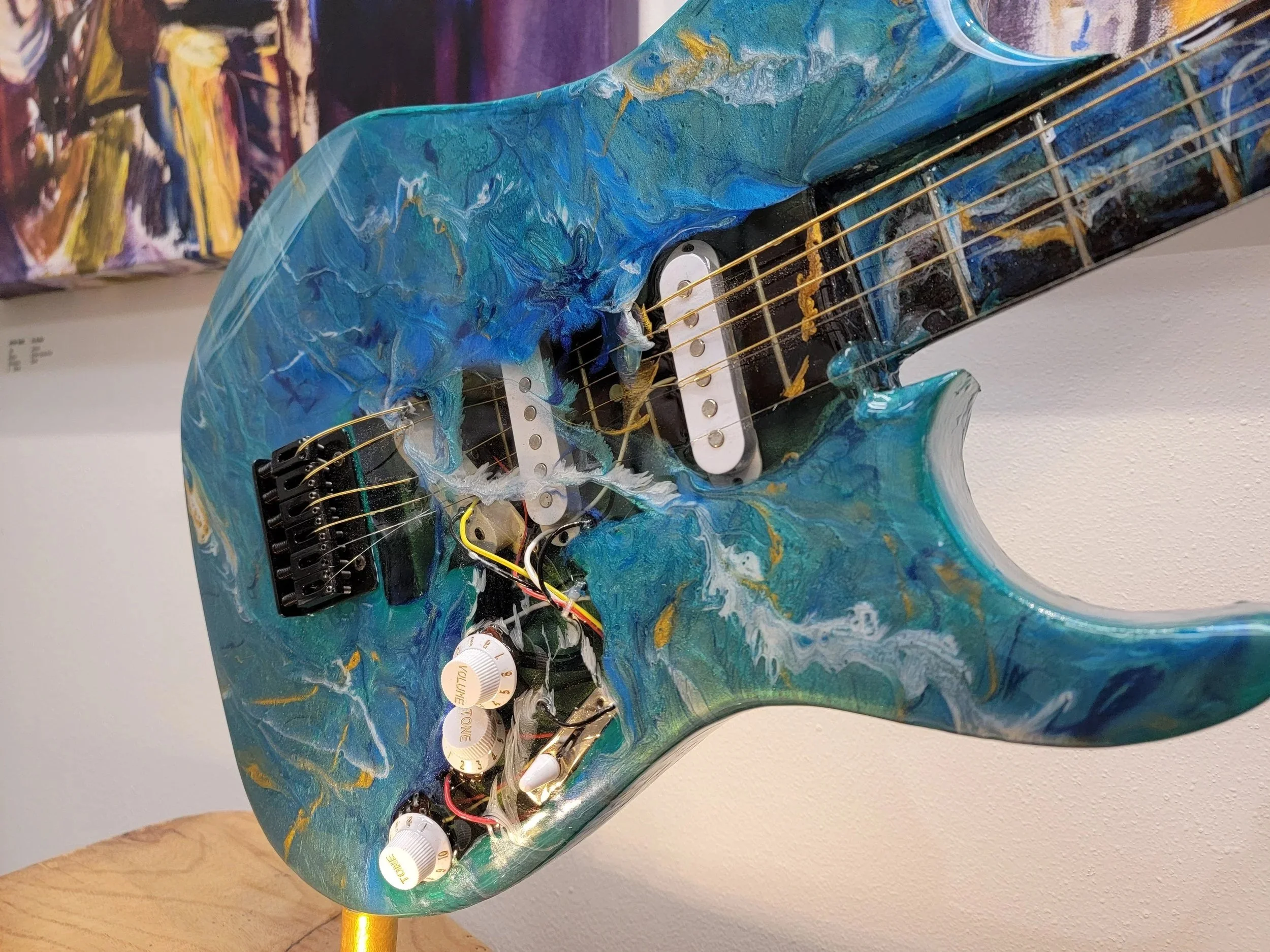Guitar sculpture