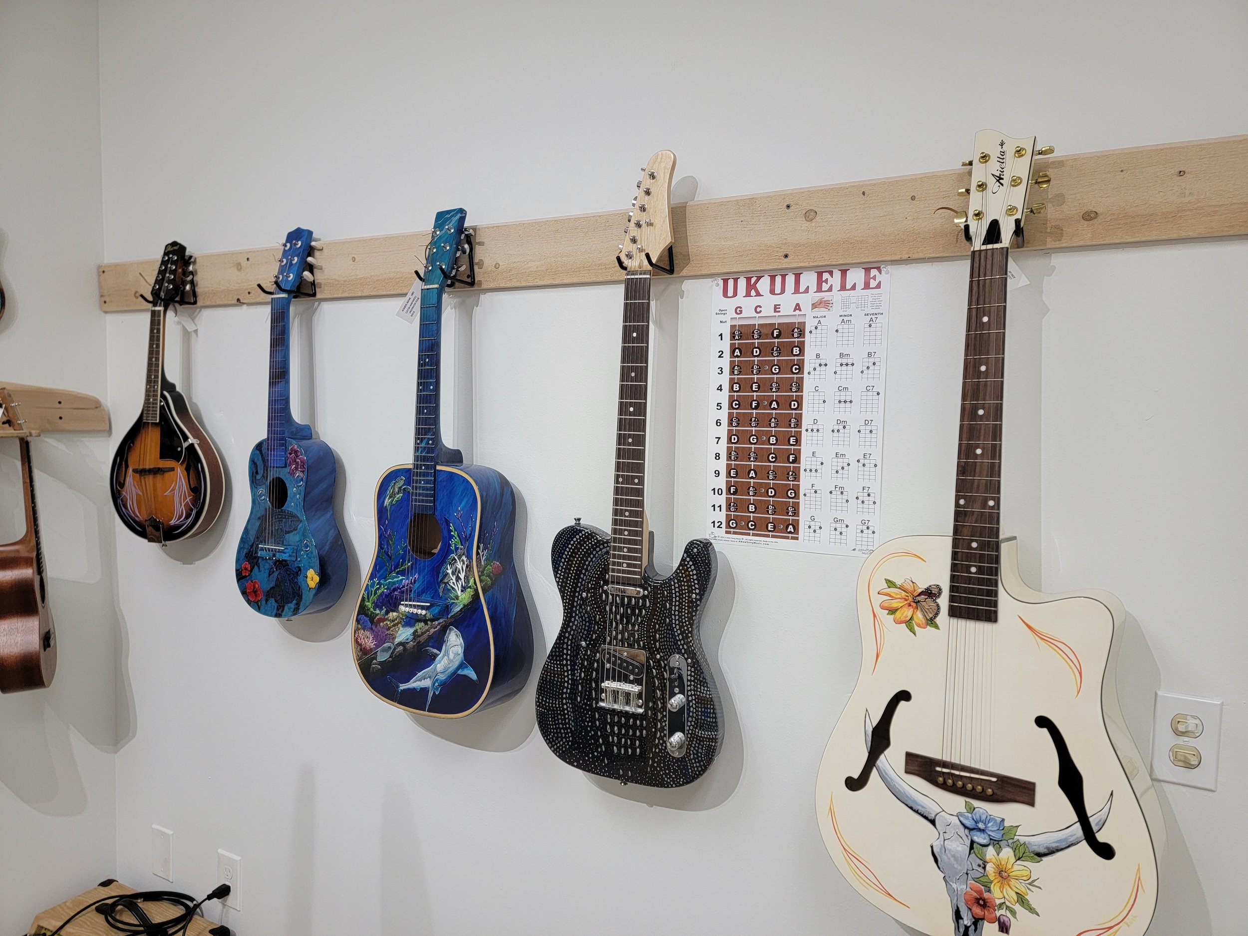 Custom Painted Guitars