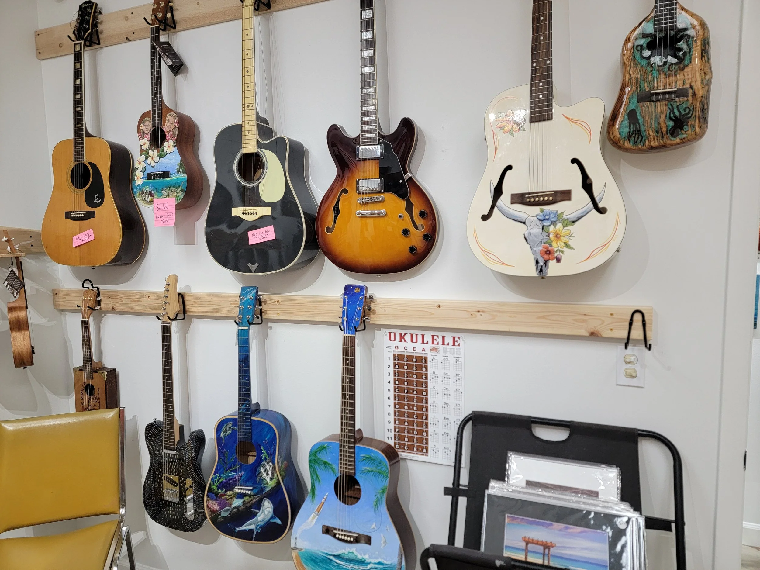 Custom Painted Guitars