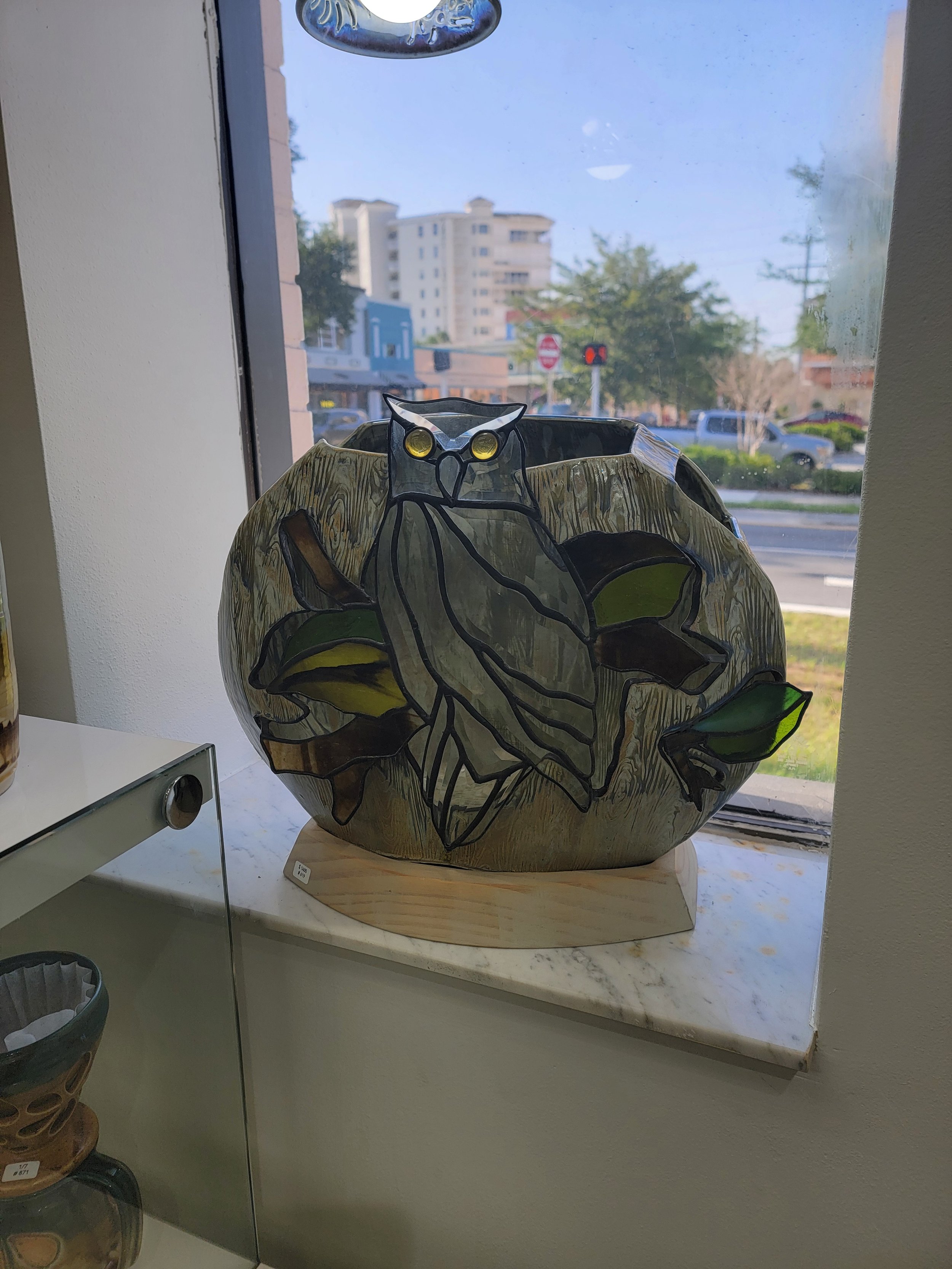 Pottery and Glass Sculptures