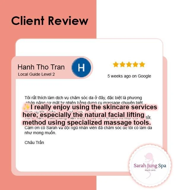 Your Care Comes First

At Sarah Jung Spa, our mission is to help women reconnect with themselves&mdash;feeling refreshed, confident, and truly supported. Whether you&rsquo;re navigating postpartum recovery, balancing motherhood, or simply craving a m