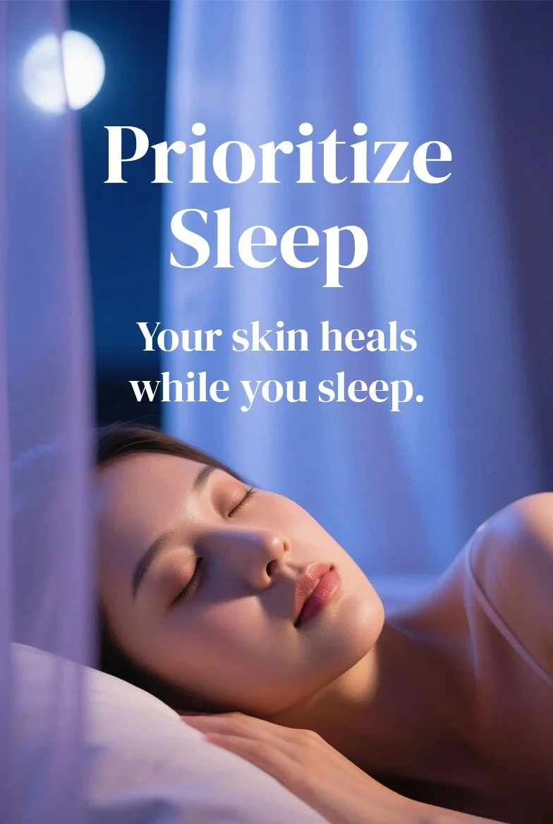 Your skin heals while you sleep.
Aim for 7&ndash;8 hours each night. Quality matters more than quantity.
Between 10pm-2am, your skin does its best work.
💤 Rest well, glow naturally.

#BeautySleep #수면미용 #NightRoutine #나이트케어 #GlowSkin #피부회복 #SleepBett