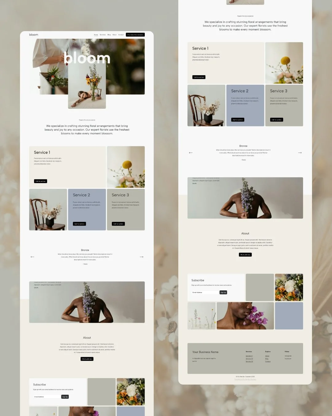Bloom Squarespace Template [ Pre-Order ]